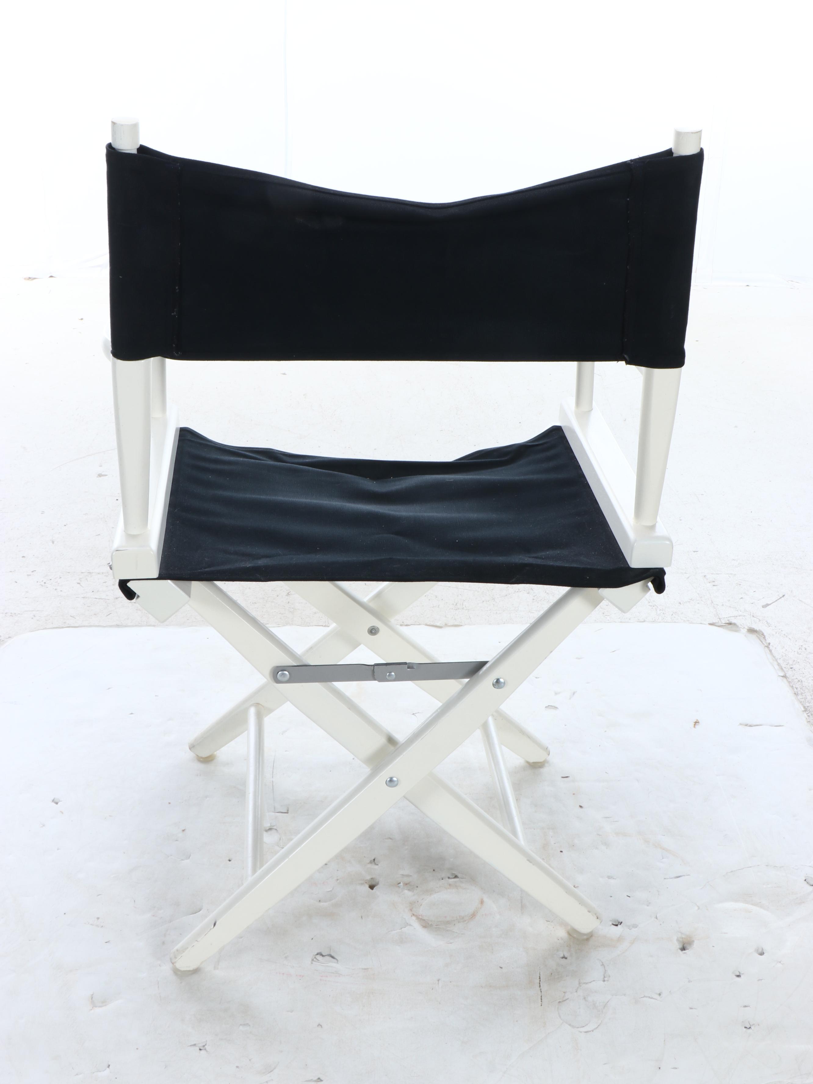 Contemporary Painted Wood Director's Chair