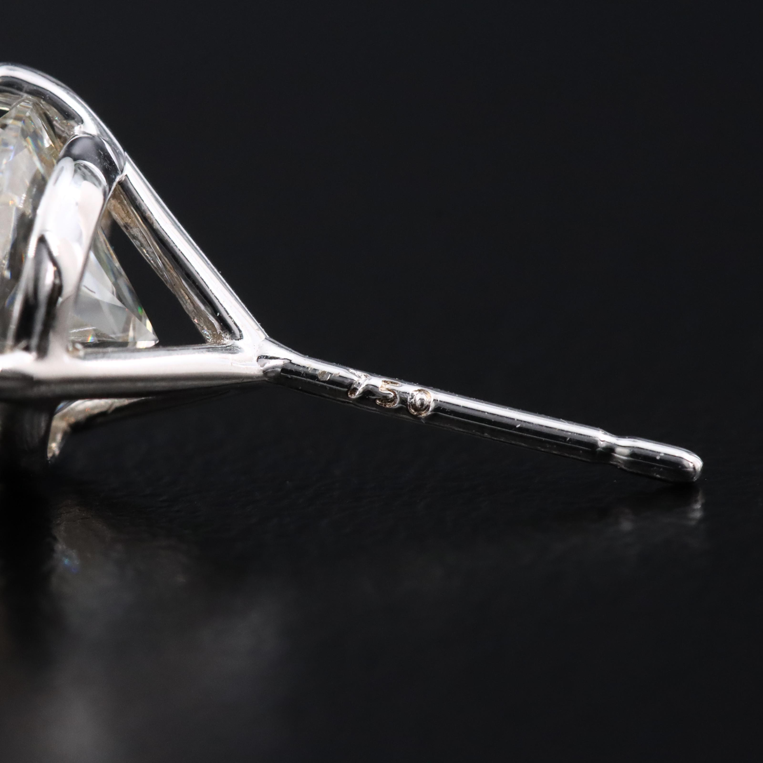 18K 4.00 CTW Lab Grown Diamond Stud Earrings