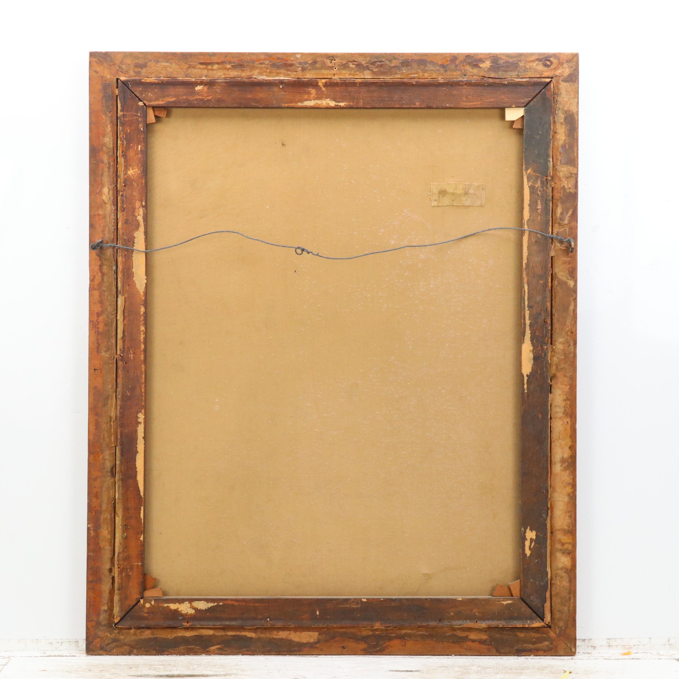 R.F. King Portrait Oil Painting of Gentleman