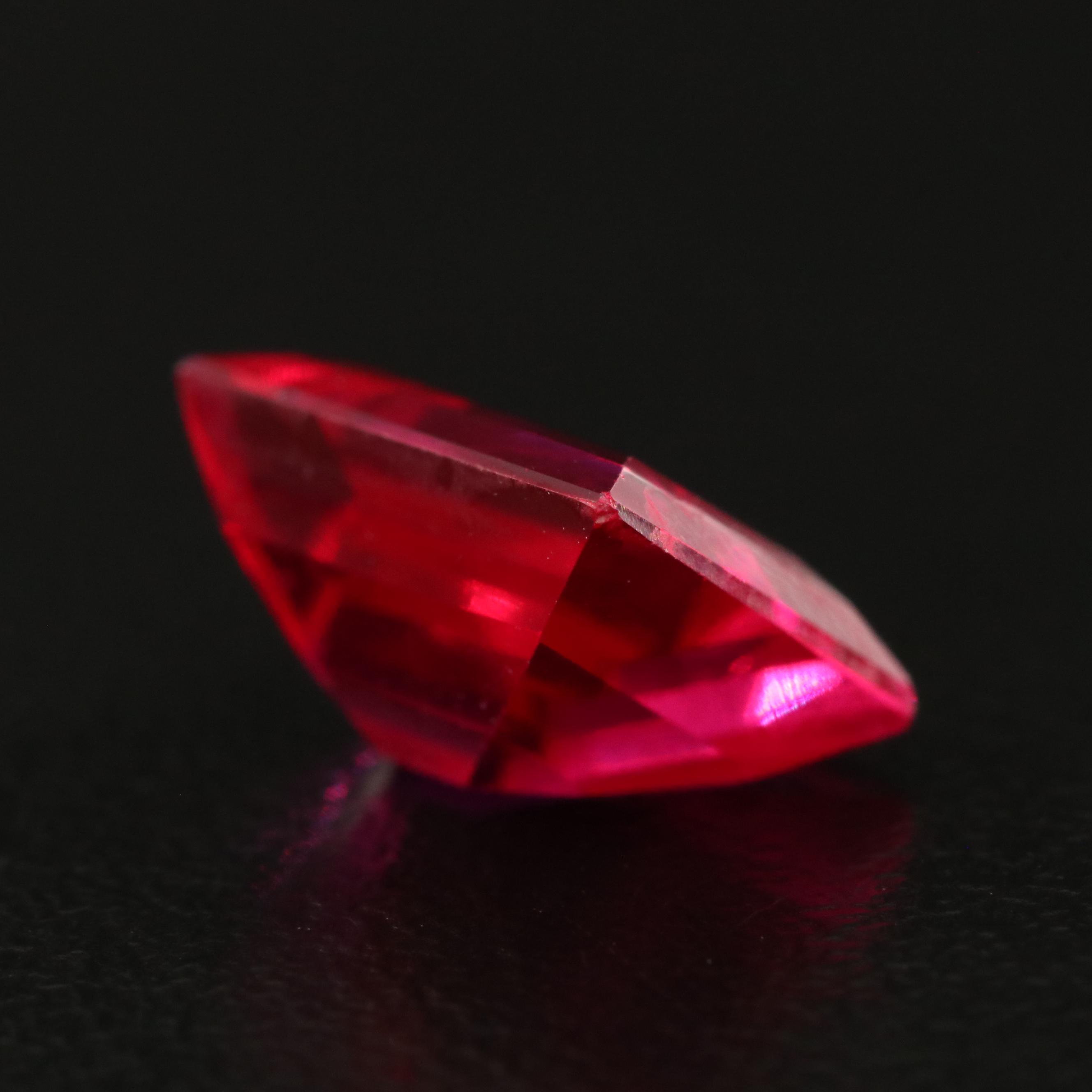 Loose 4.57 CT Lab Grown Ruby