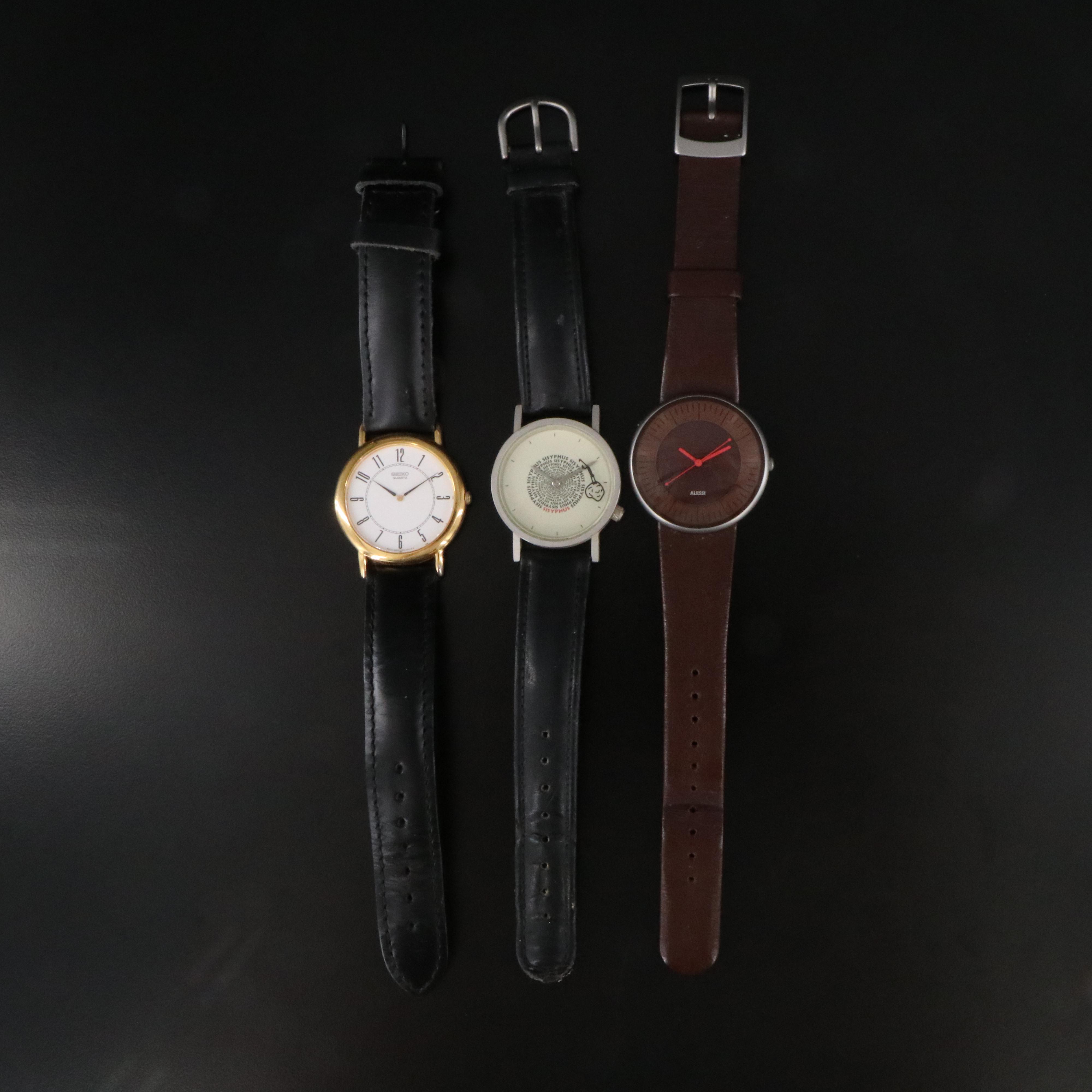 A Mix of Quartz Watches Kenneth Cole, Longines, Seiko and Others