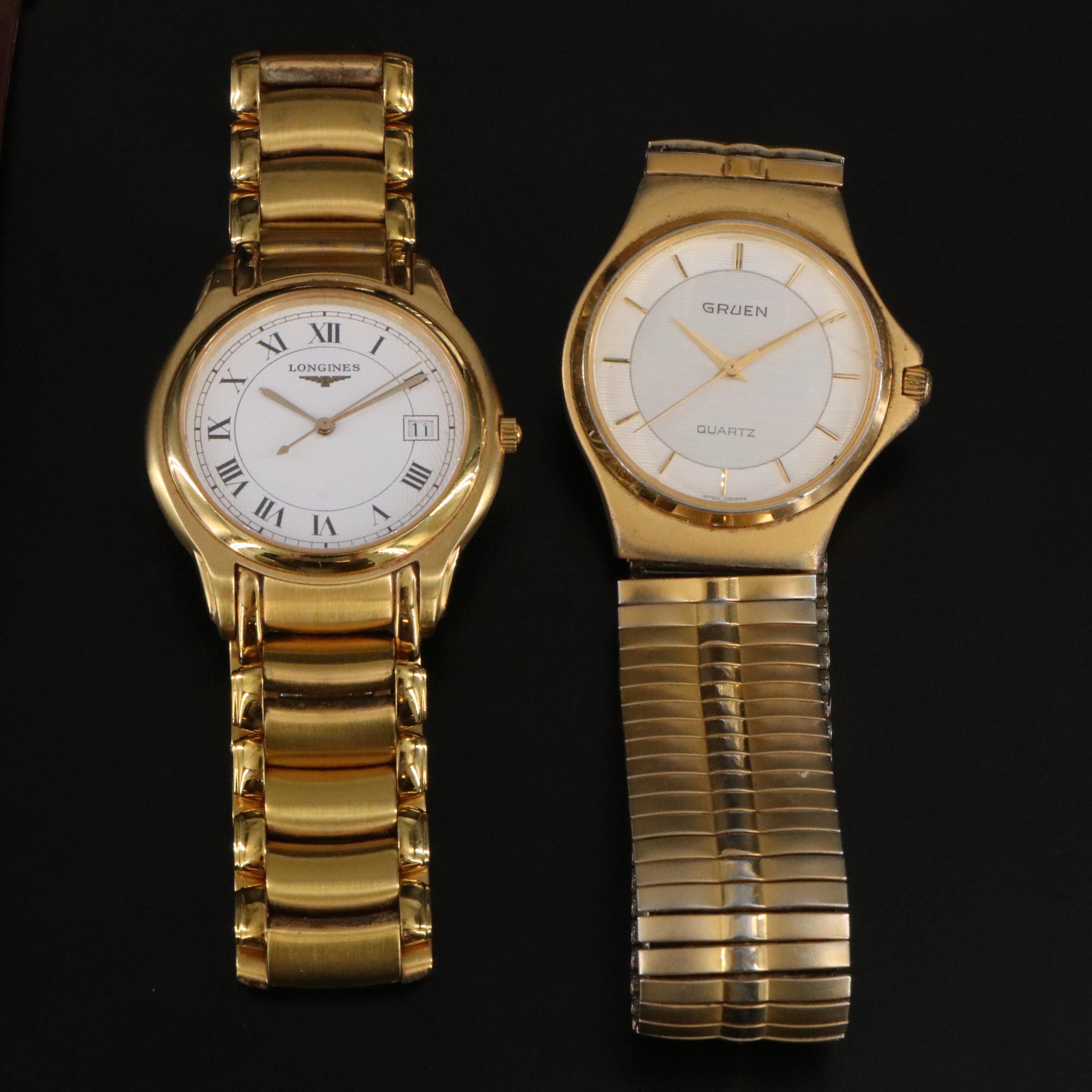 A Mix of Quartz Watches Kenneth Cole, Longines, Seiko and Others