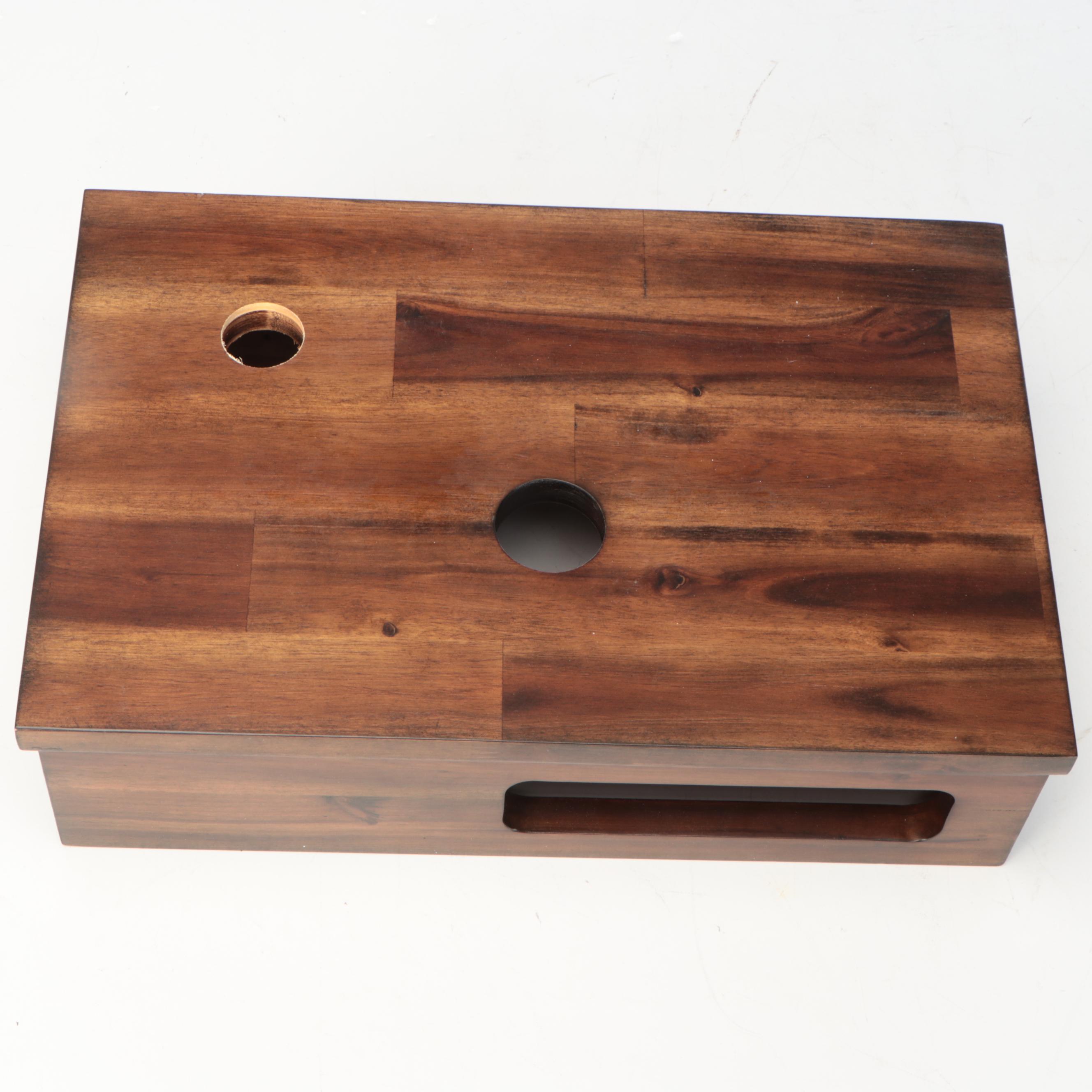 Contemporary Wall-Mount Wooden Sink Vanity