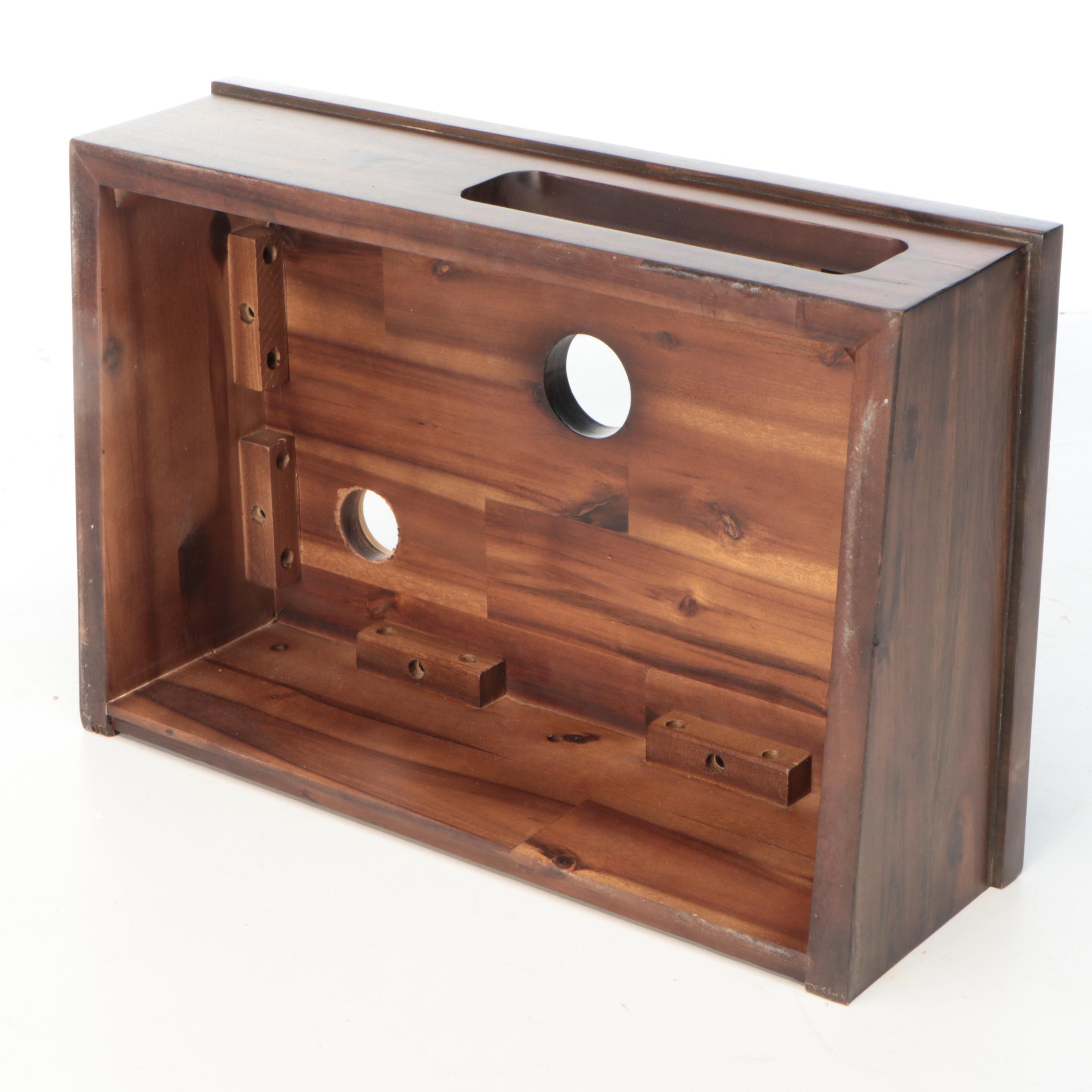 Contemporary Wall-Mount Wooden Sink Vanity