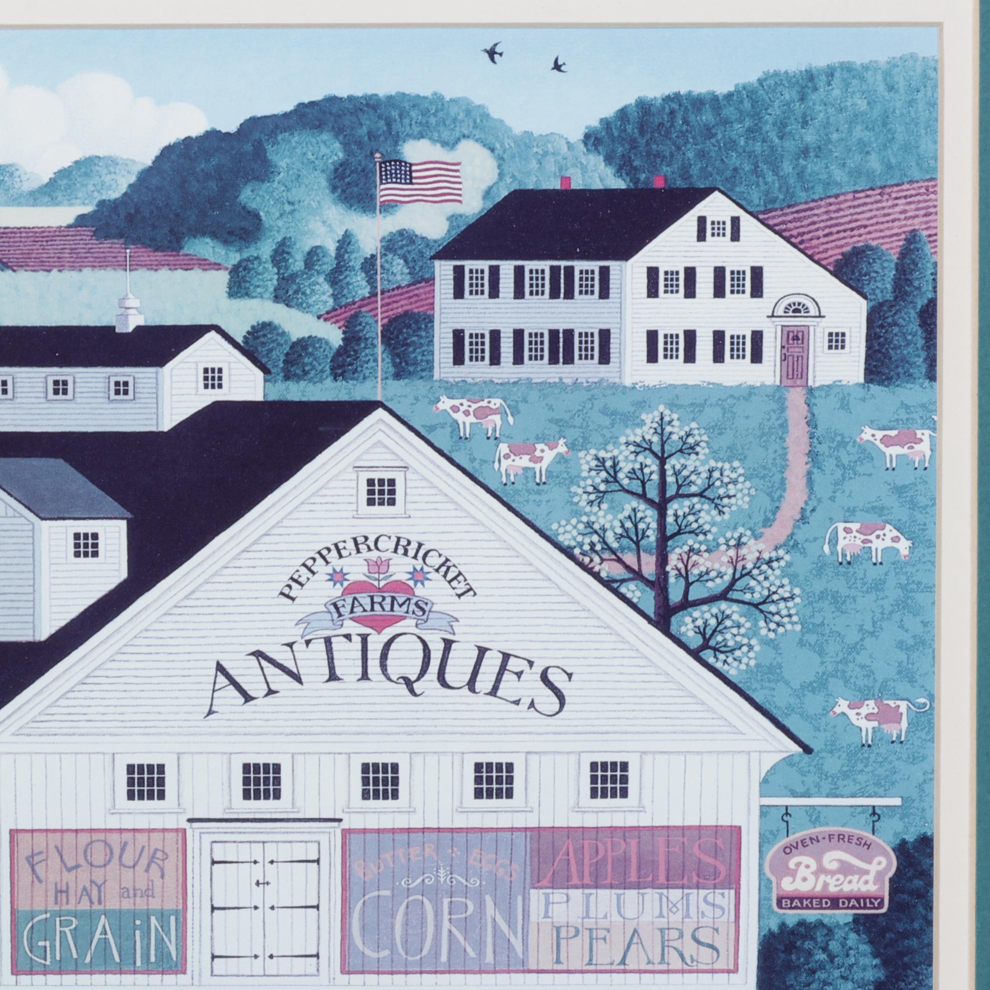 Offset Lithograph after Charles Wysocki "Peppercricket Farms"
