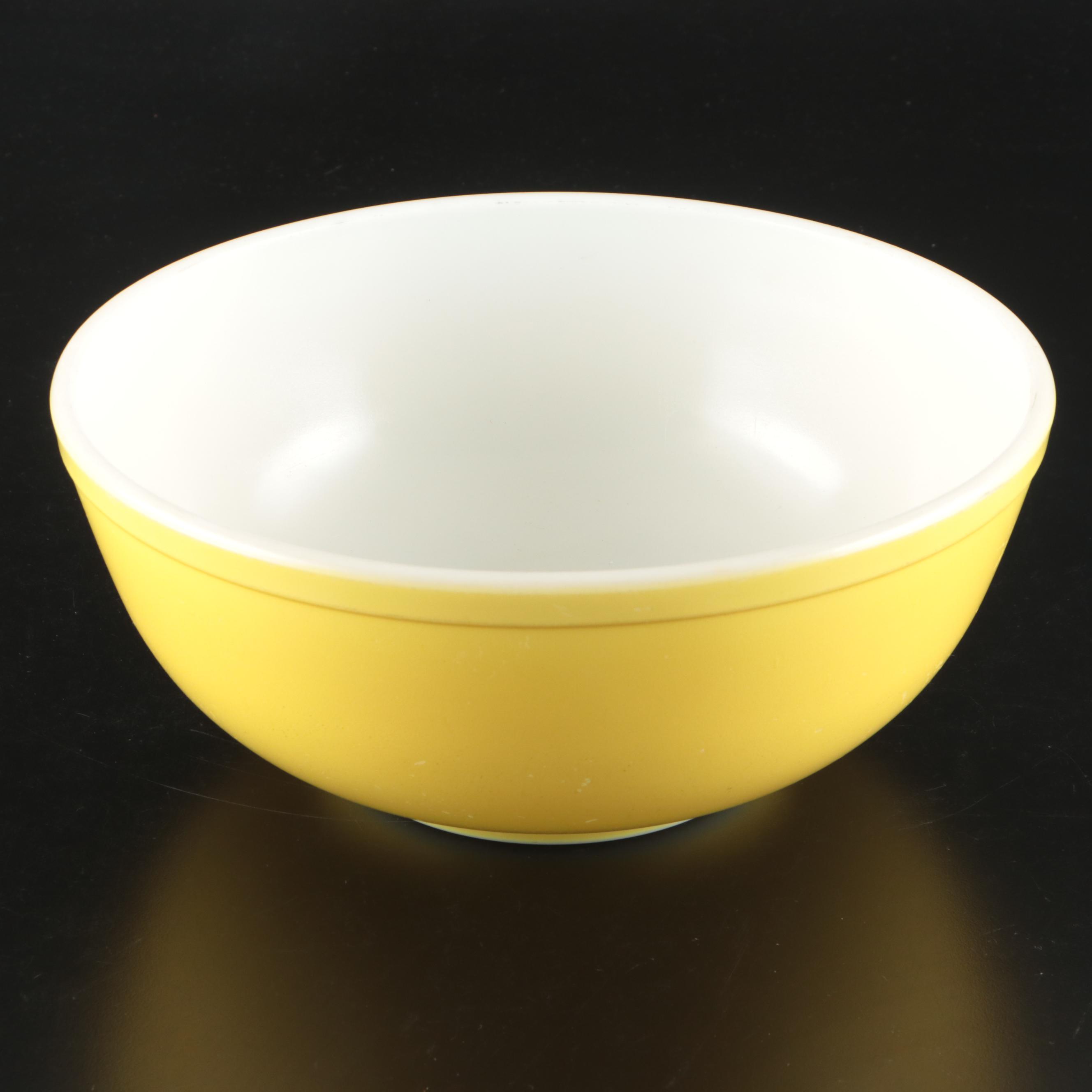 Fire-King and Pyrex Mixing Bowls, Refrigerator Containers and Baking Dish