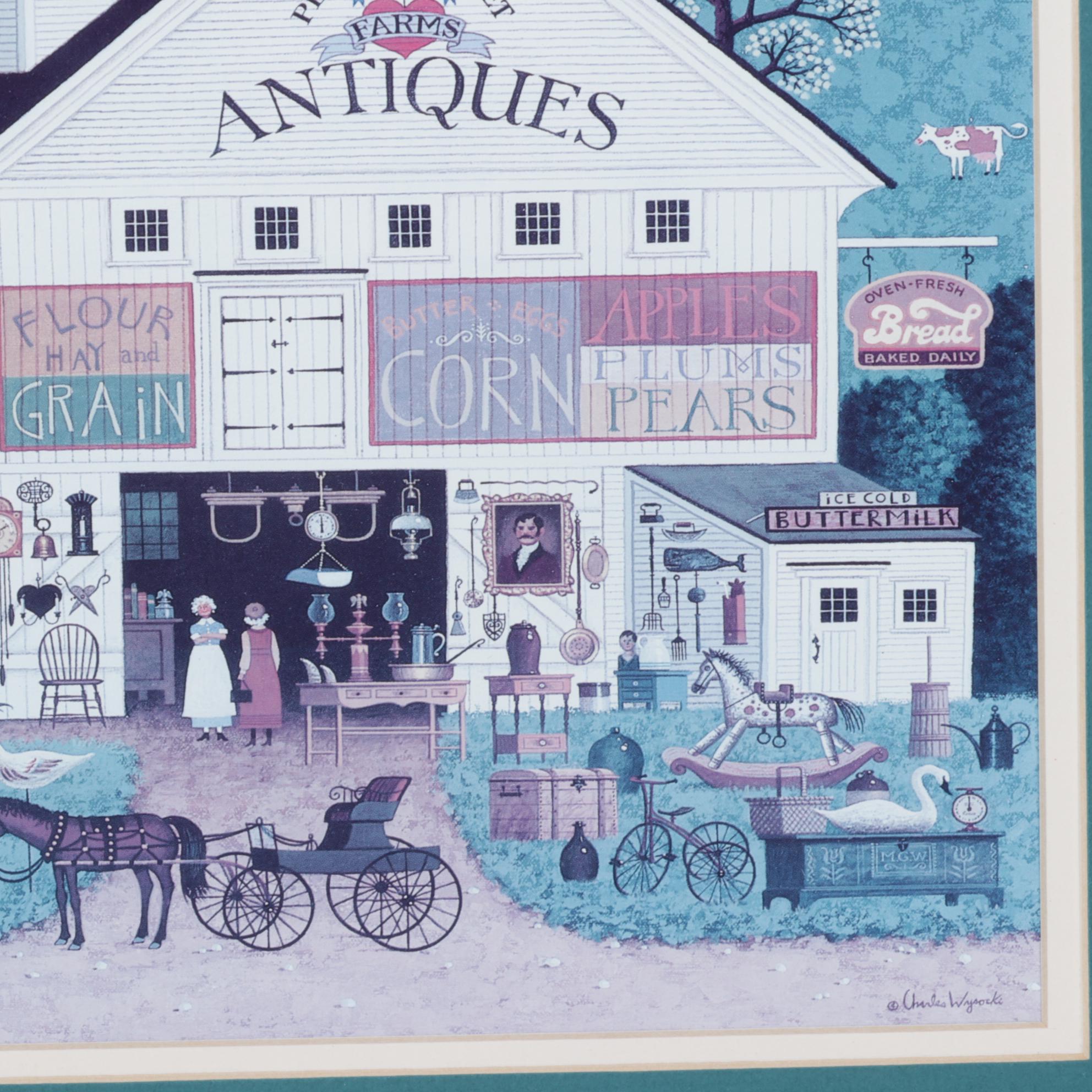 Offset Lithograph after Charles Wysocki "Peppercricket Farms"