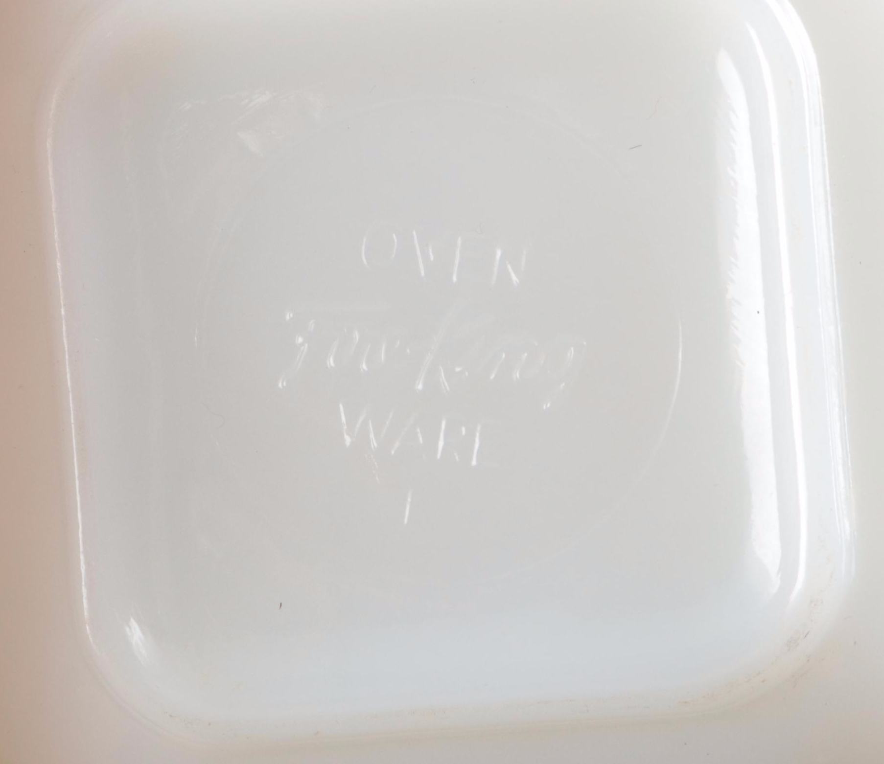 Fire-King and Pyrex Mixing Bowls, Refrigerator Containers and Baking Dish