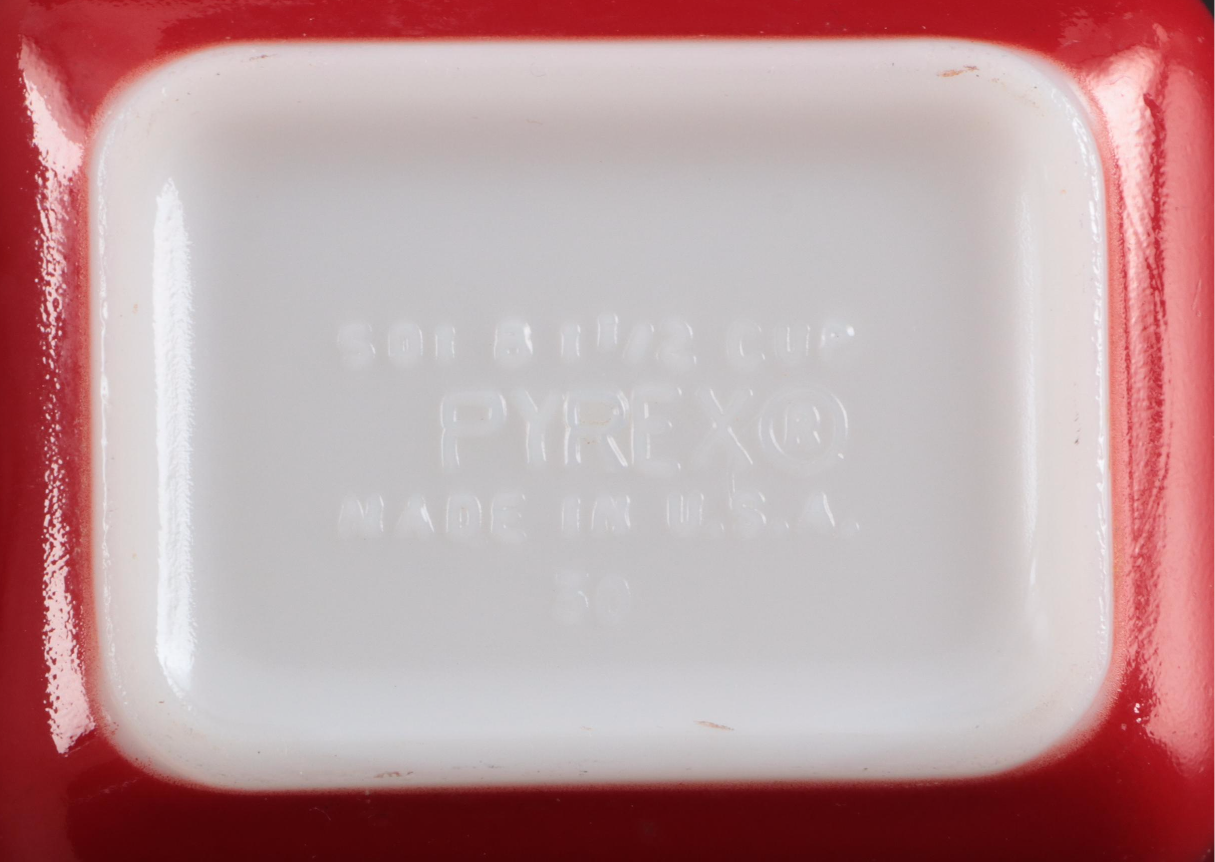 Fire-King and Pyrex Mixing Bowls, Refrigerator Containers and Baking Dish