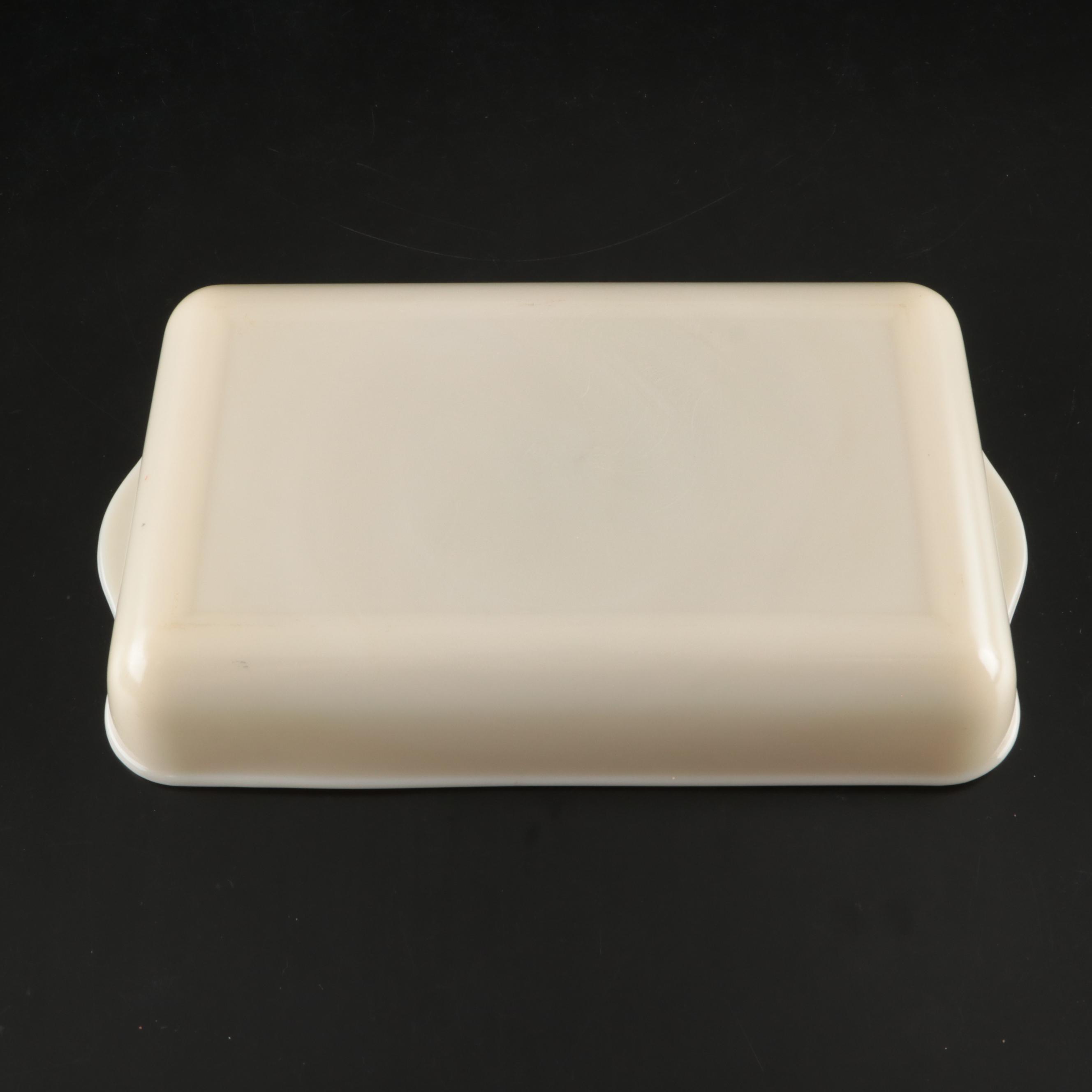 Fire-King and Pyrex Mixing Bowls, Refrigerator Containers and Baking Dish