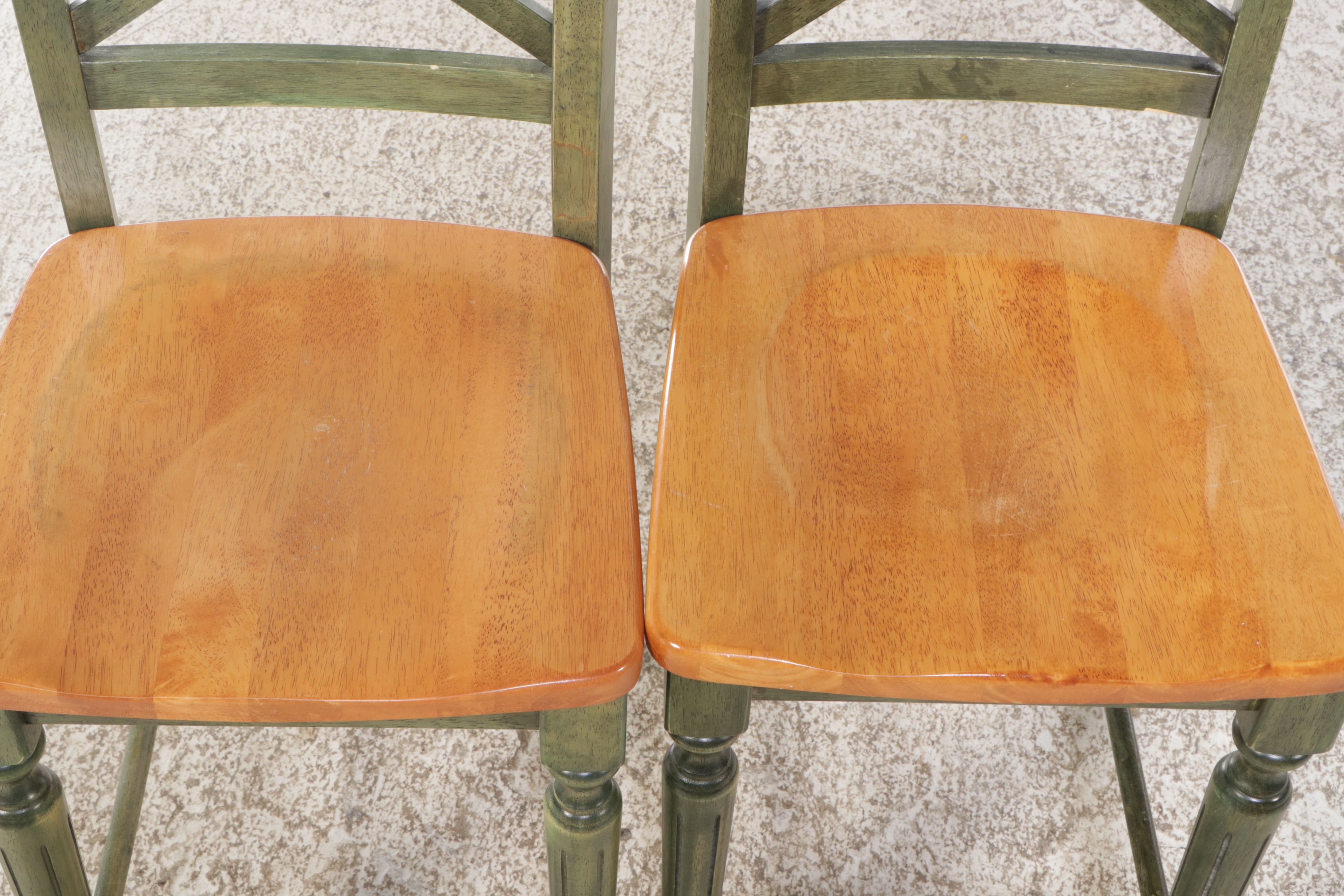 Pair of Pier 1 Contemporary Barstools