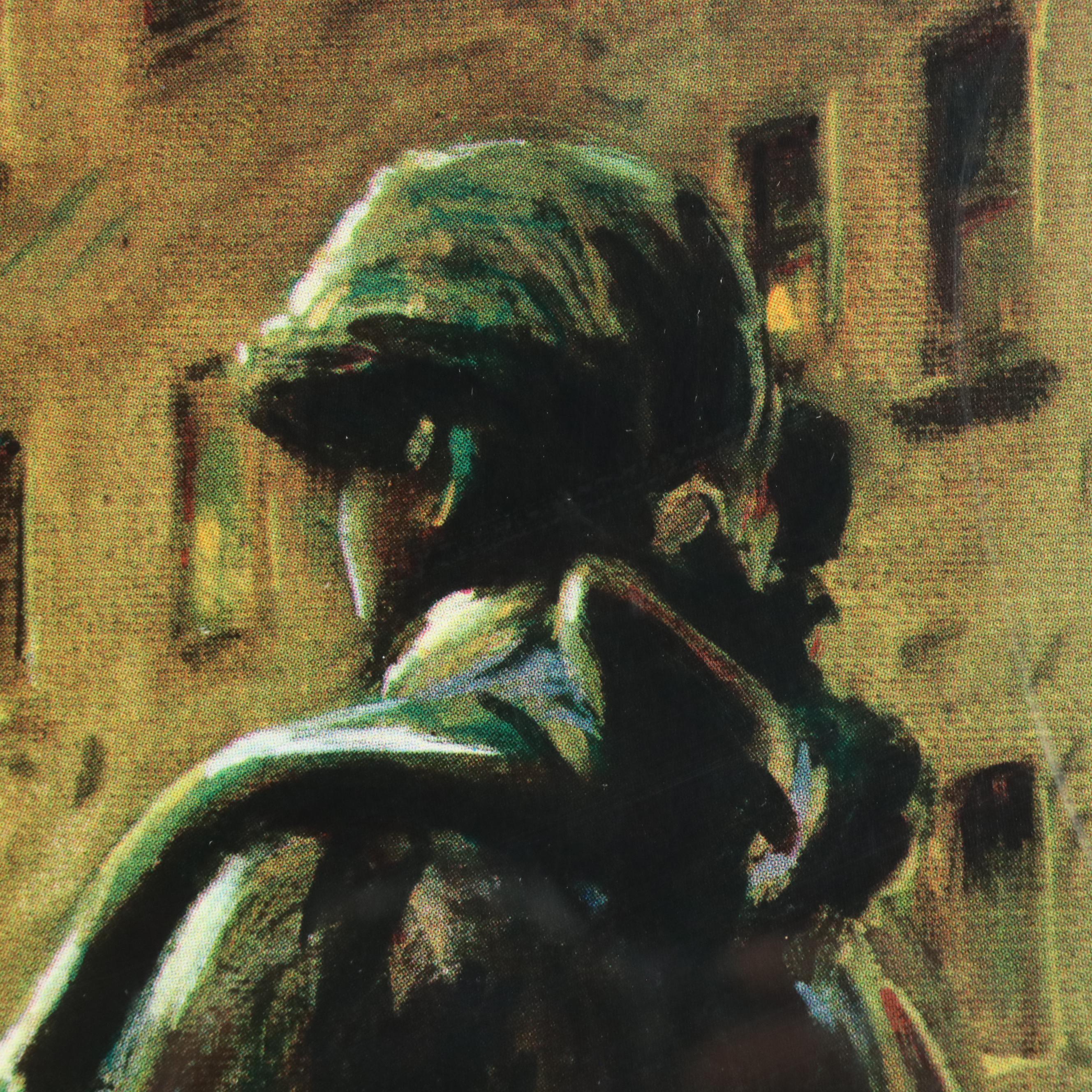 Kamil Kubik Offset Lithograph "Wall Street at Night"