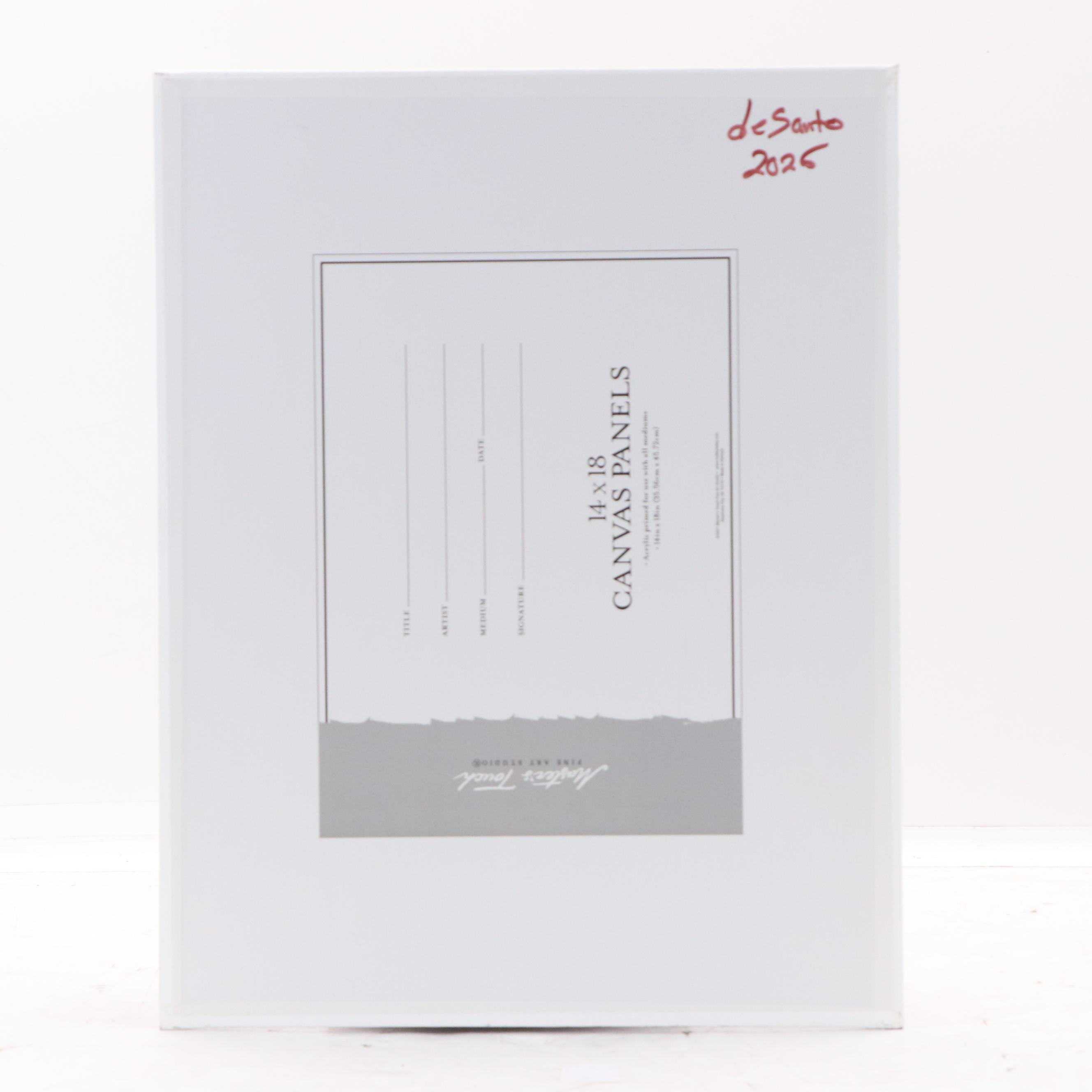 deSanto Stylized Figural Acrylic Painting, 2025