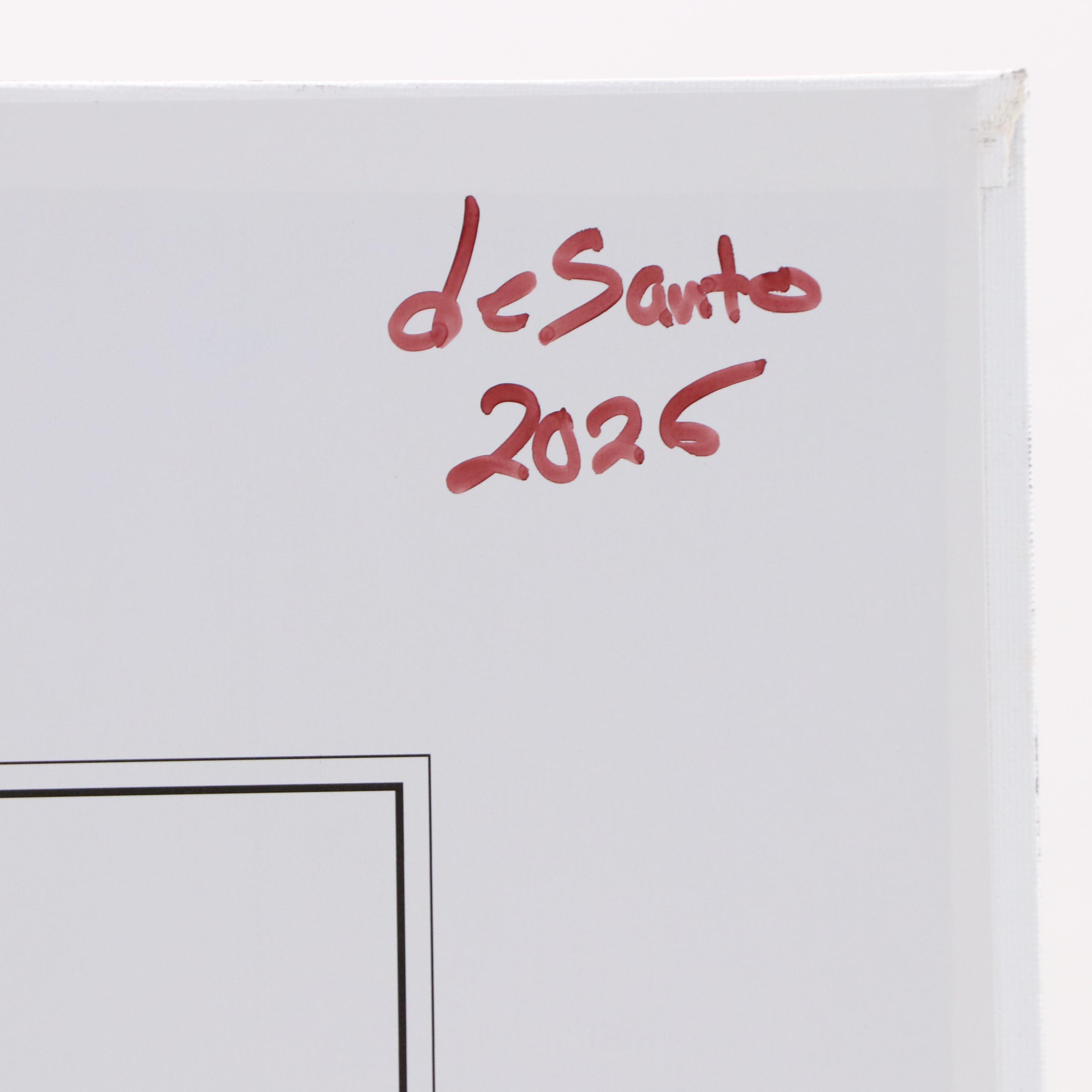 deSanto Stylized Figural Acrylic Painting, 2025