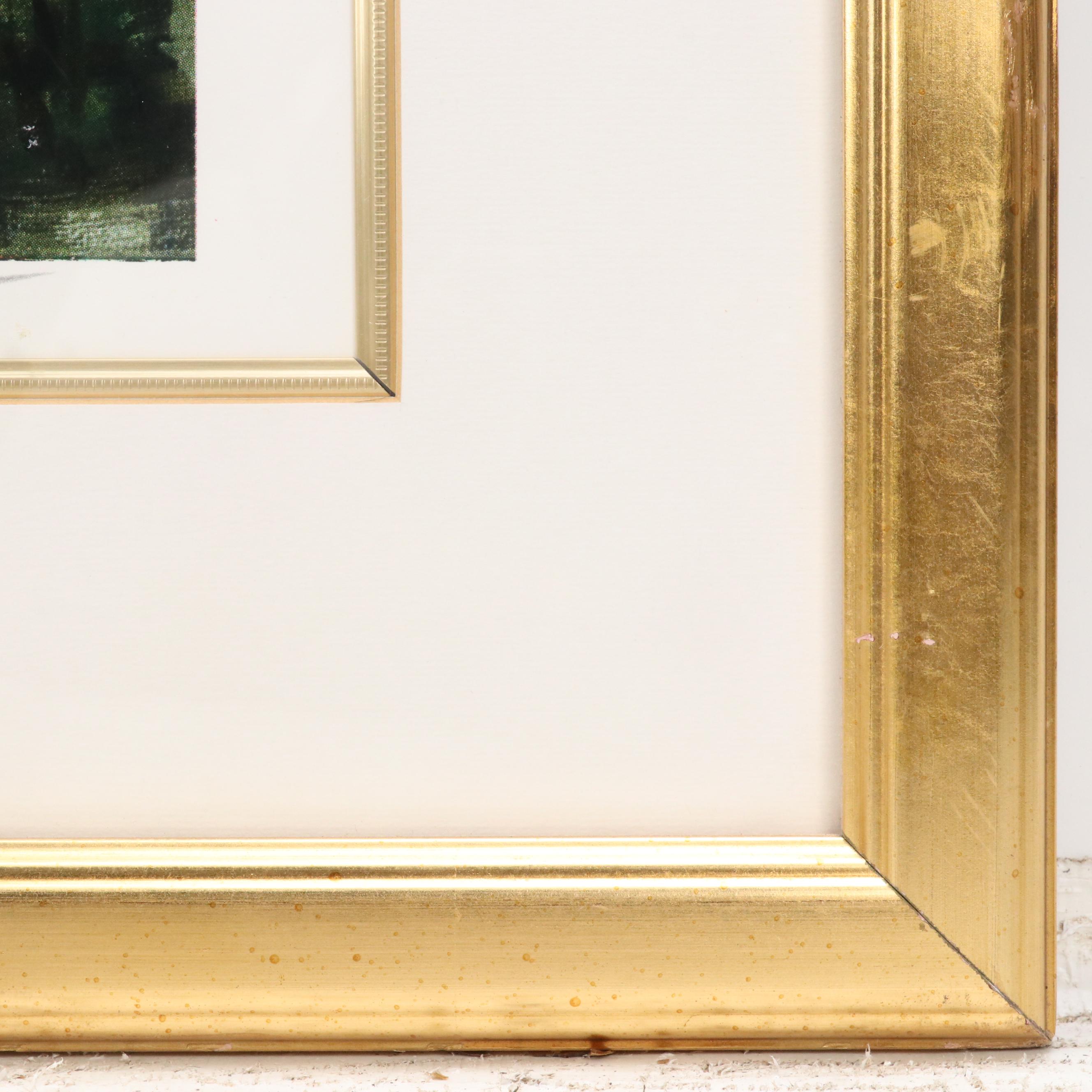 Kamil Kubik Offset Lithograph "Wall Street at Night"