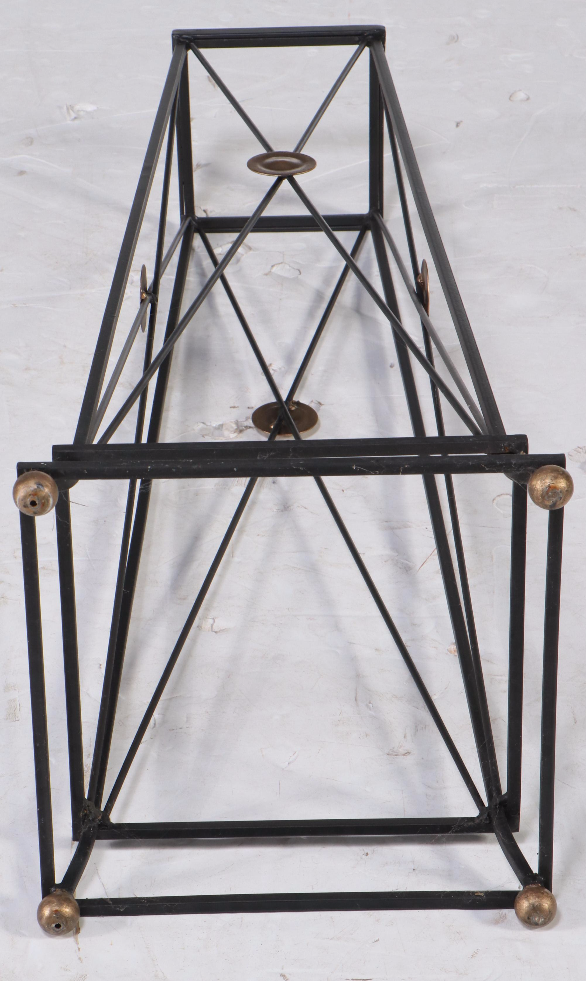 Pair of Directoire Style Metal Plant Stands