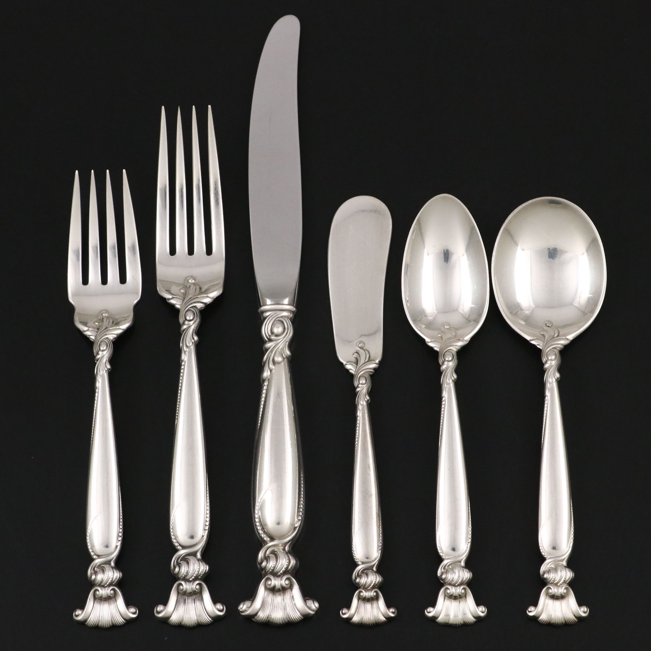 Wallace "Romance of the Sea" Sterling Flatware