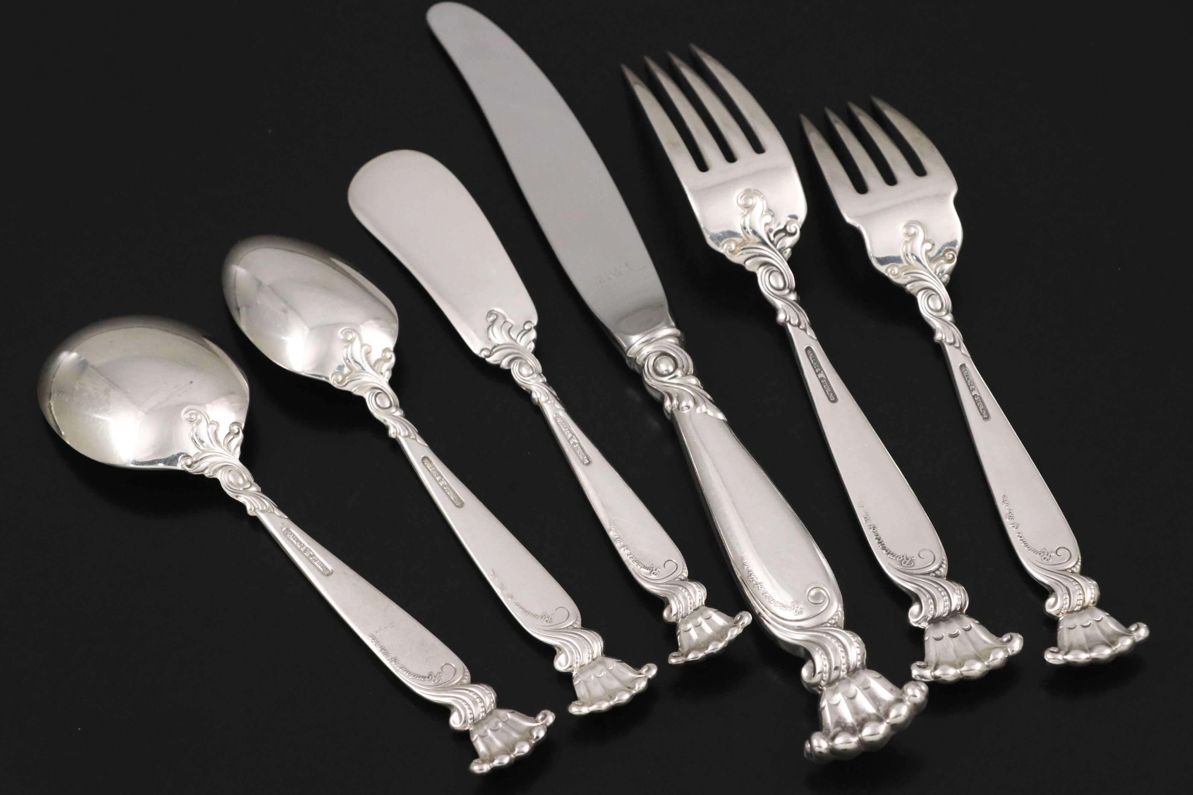 Wallace "Romance of the Sea" Sterling Flatware