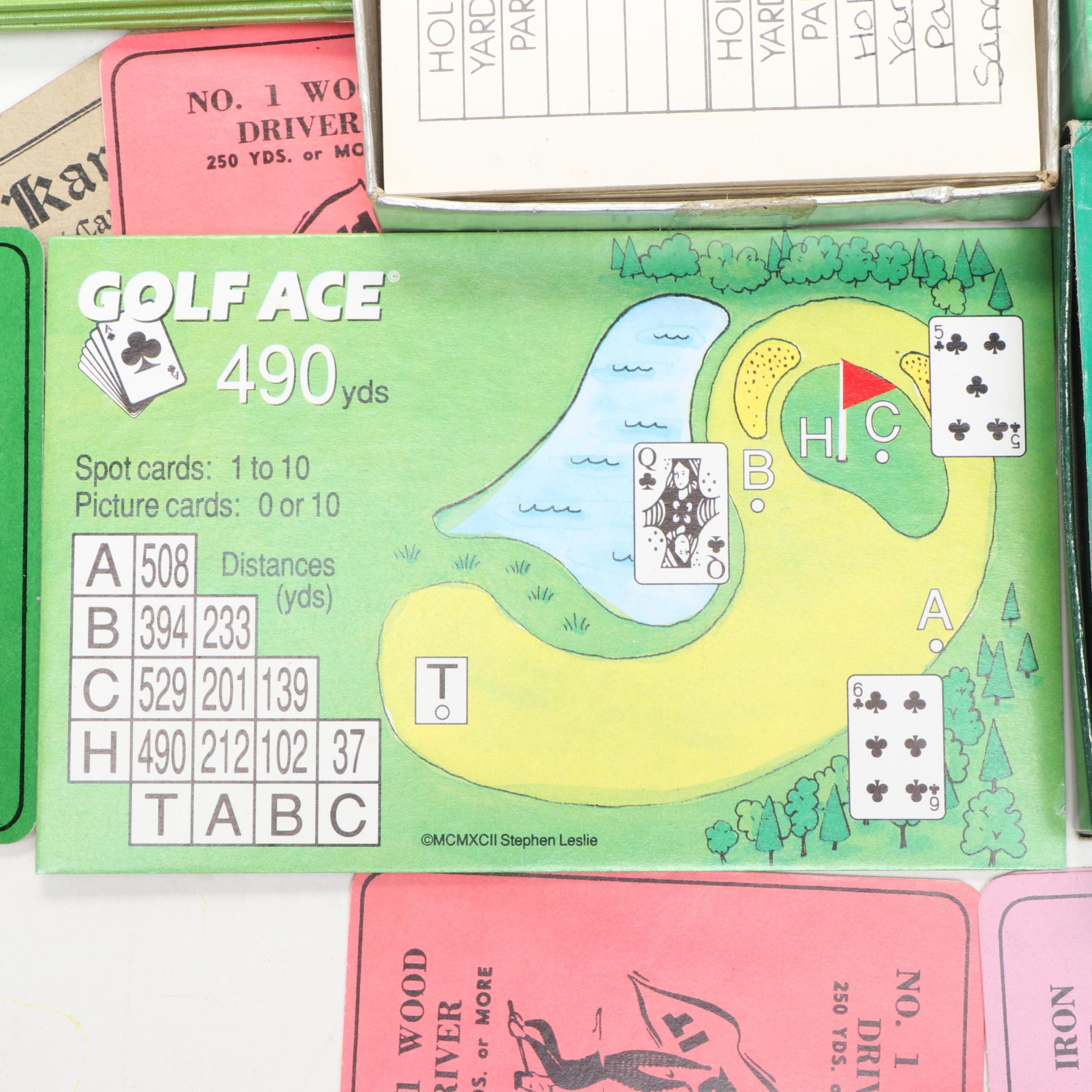 "Club Golf", "Pro Golf:, "Golf Ace", and More Golf Themed Board Games