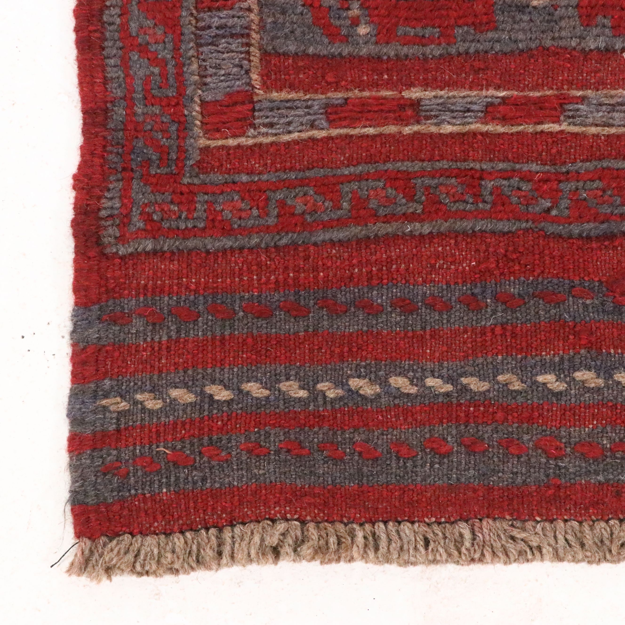 1'11 x 7'10 Handwoven Afghan Mashwani Carpet Runner