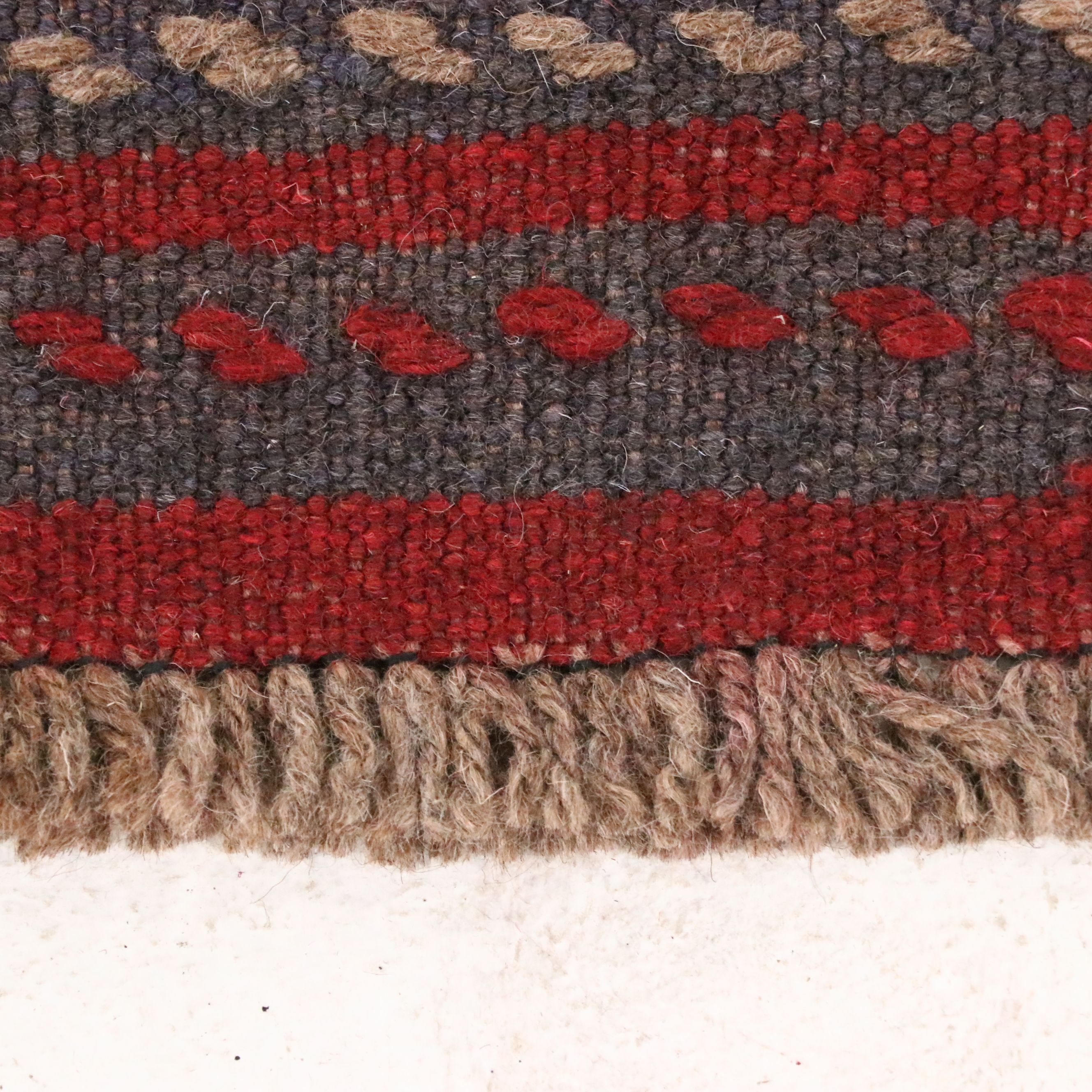 1'11 x 7'10 Handwoven Afghan Mashwani Carpet Runner