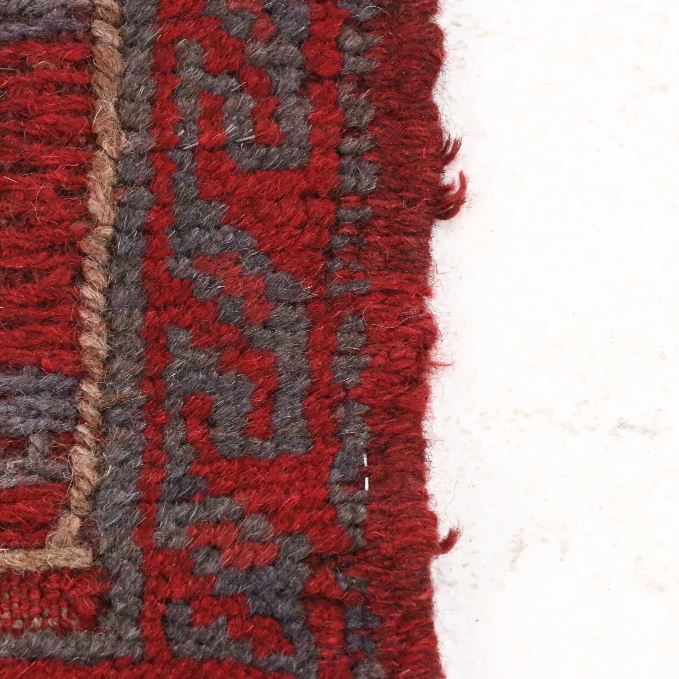 1'11 x 7'10 Handwoven Afghan Mashwani Carpet Runner