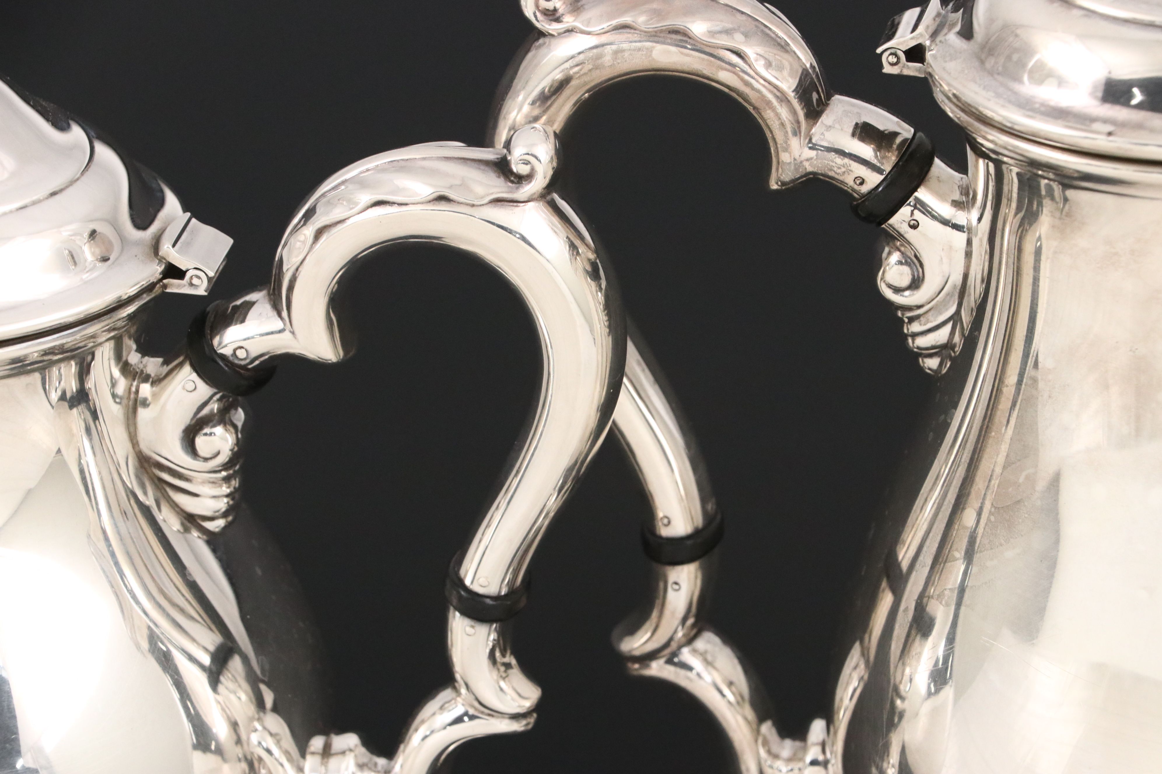 International "Prelude" Sterling Silver Tea and Coffee Service