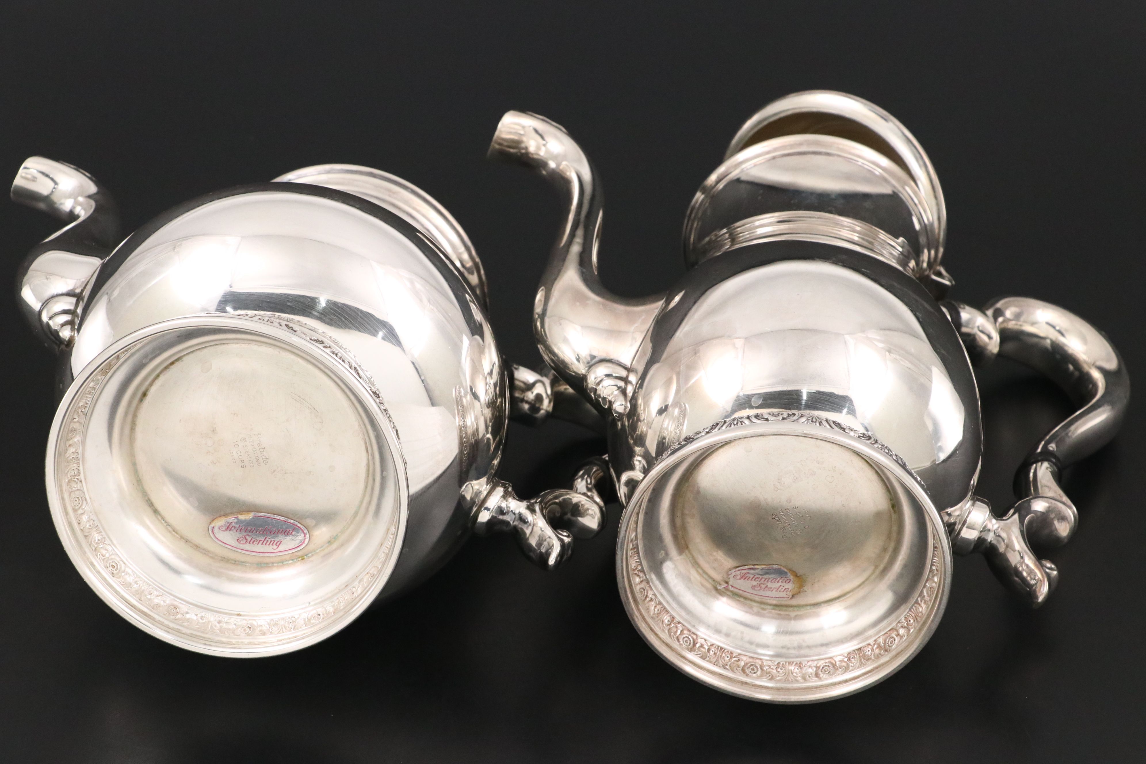 International "Prelude" Sterling Silver Tea and Coffee Service