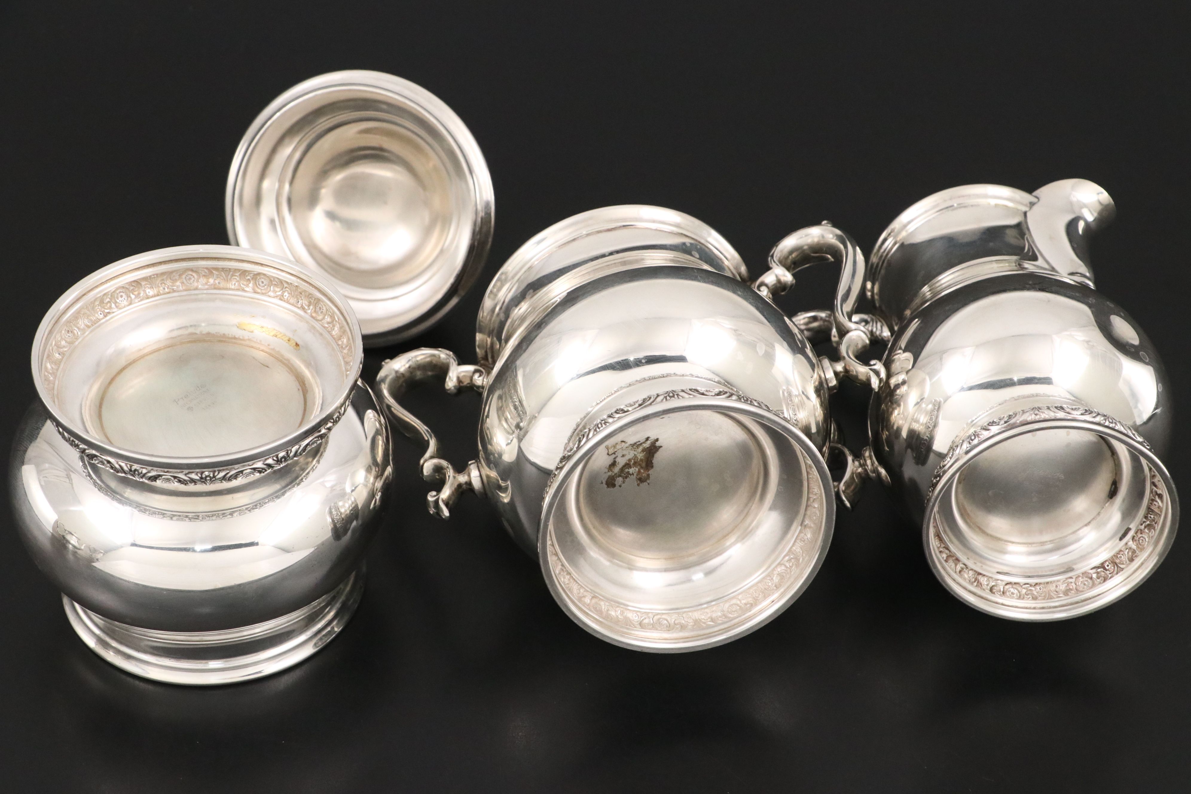 International "Prelude" Sterling Silver Tea and Coffee Service