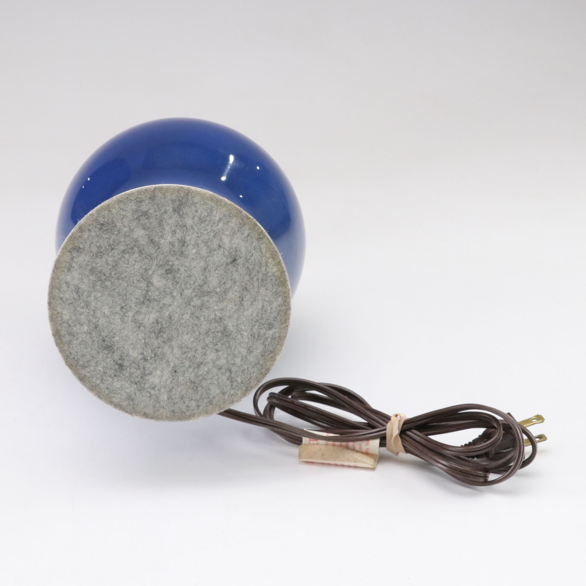 Royal Blue Temple Jar Style Table Lamp