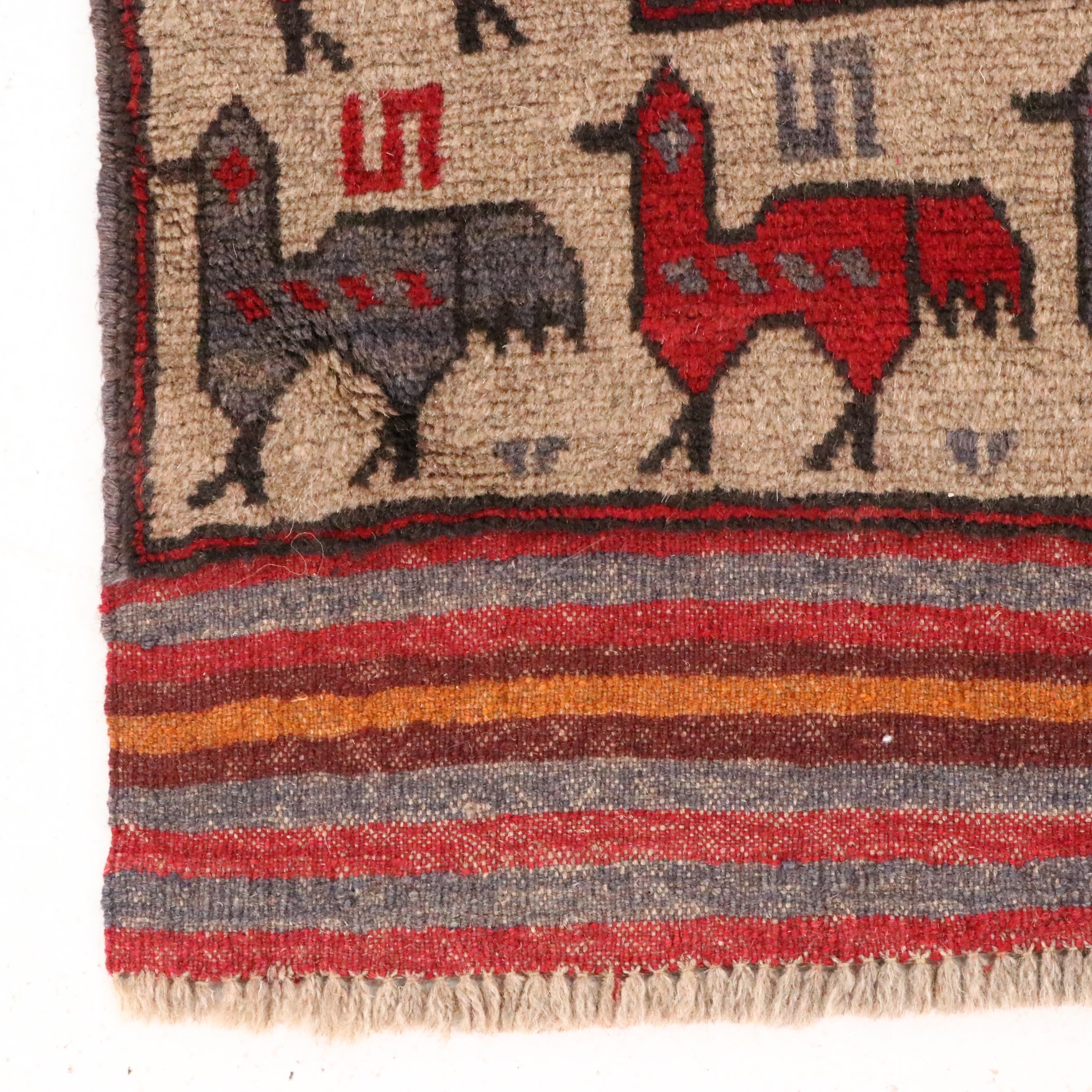 4'5 x 6'1 Hand-Knotted Caucasian Akstafa Area Rug