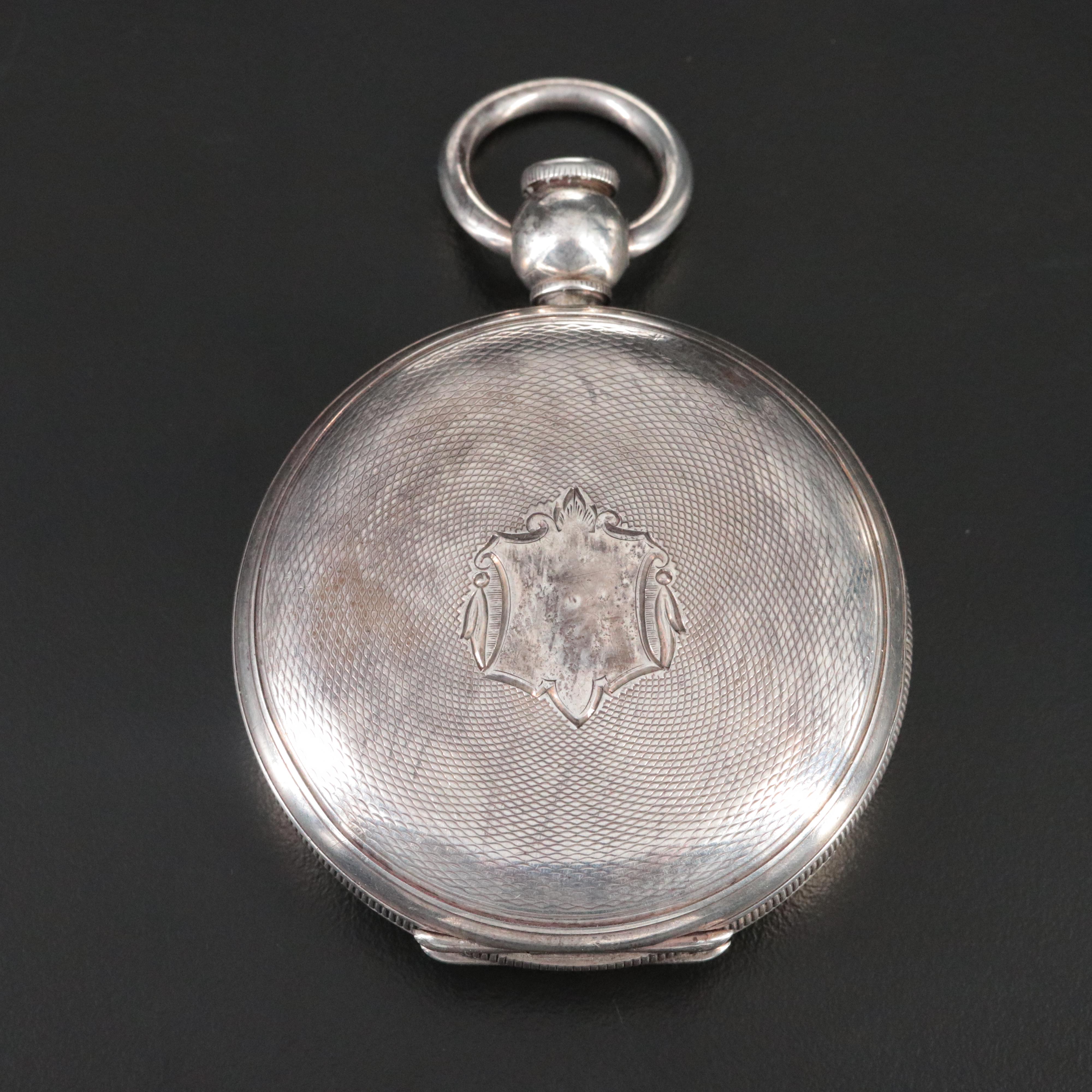 1880 American Waltham Watch Co. Sterling Silver Pocket Watch