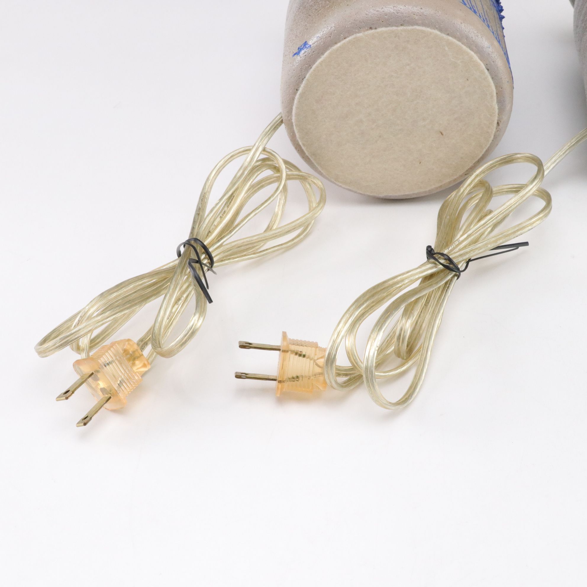 Salmon Falls Pottery Stoneware Crock Table Lamps