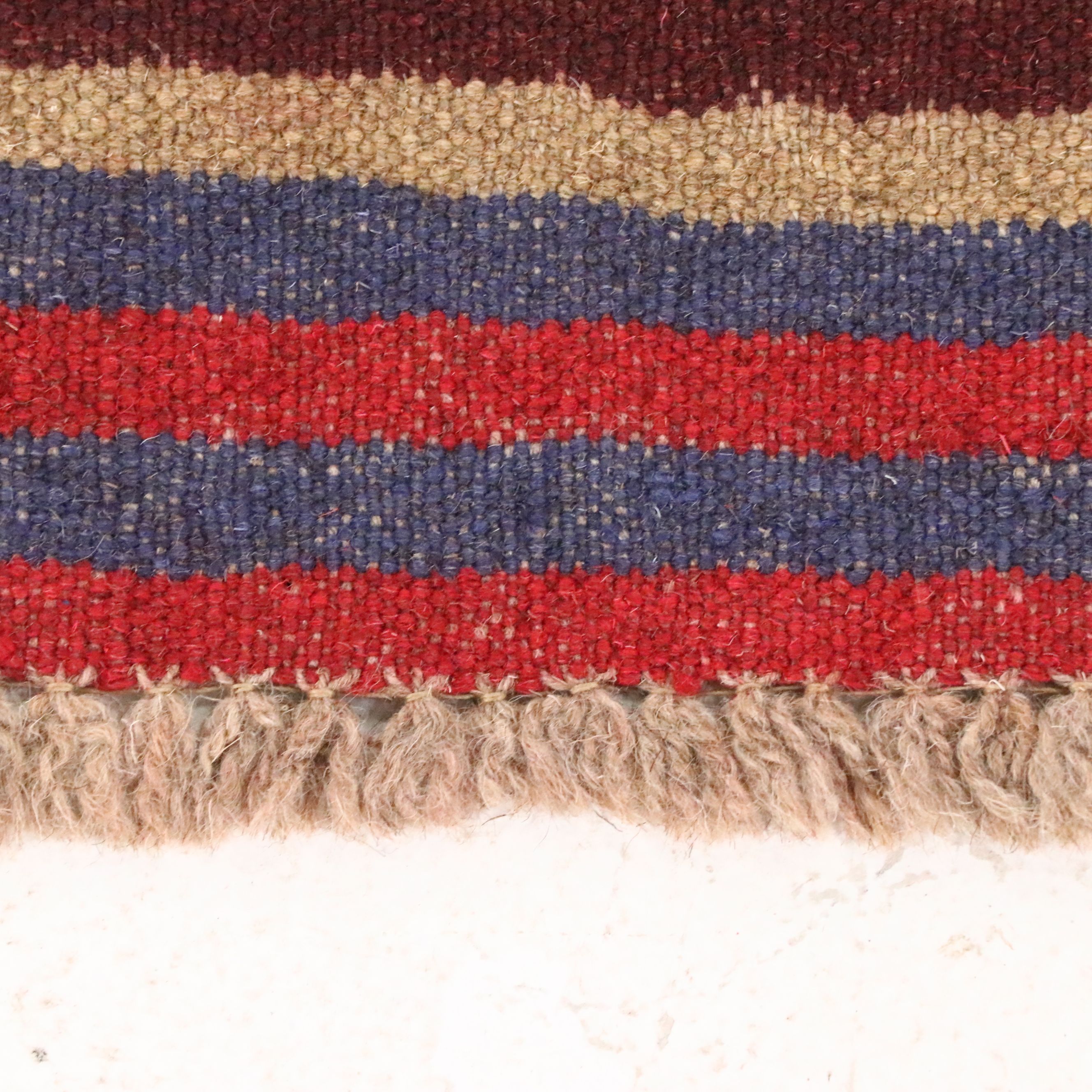 4'2 x 6'7 Hand-Knotted Afghan Pictorial Area Rug