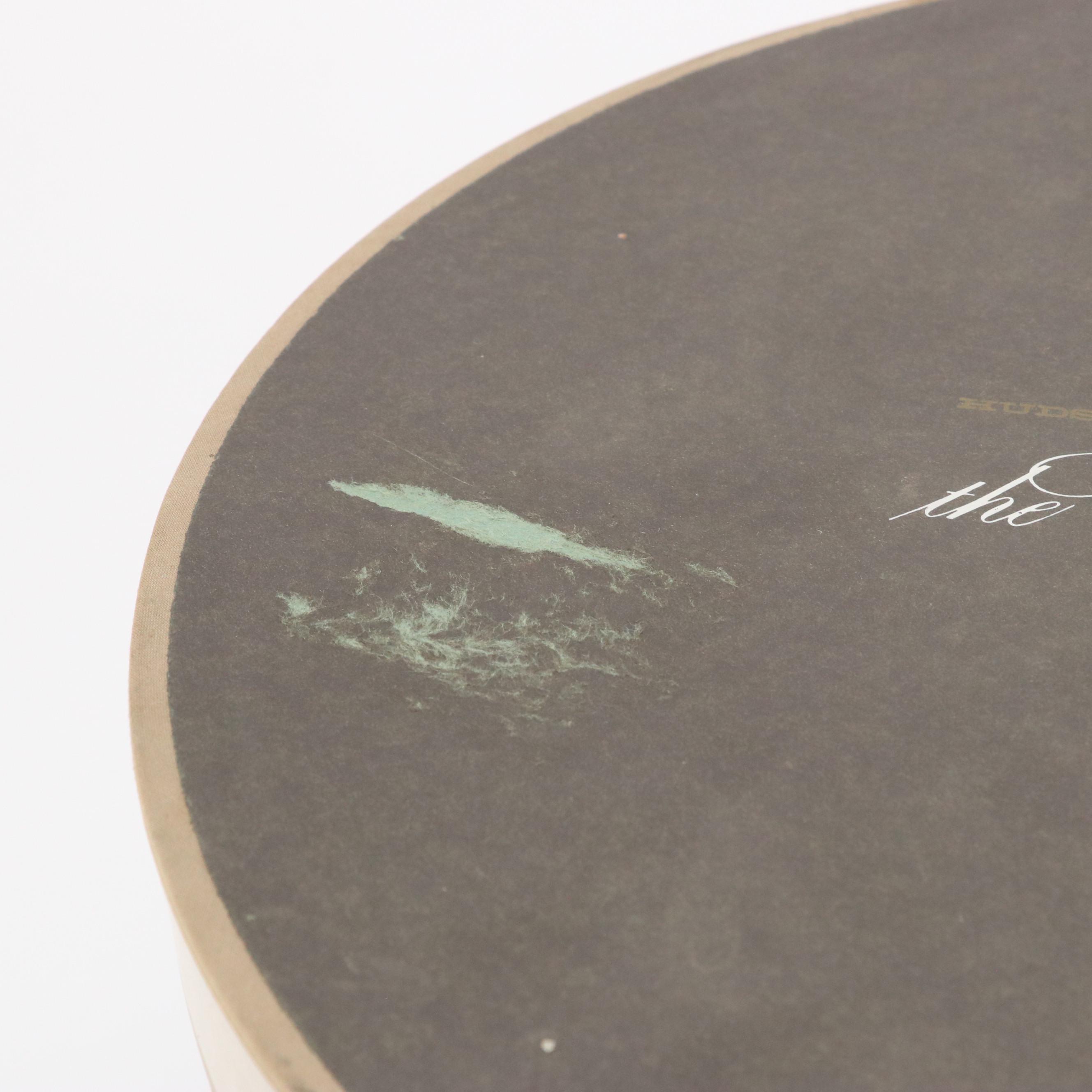 Frank Olive White Helmet Cloche and Betmar Purple Fedora with Hat Box