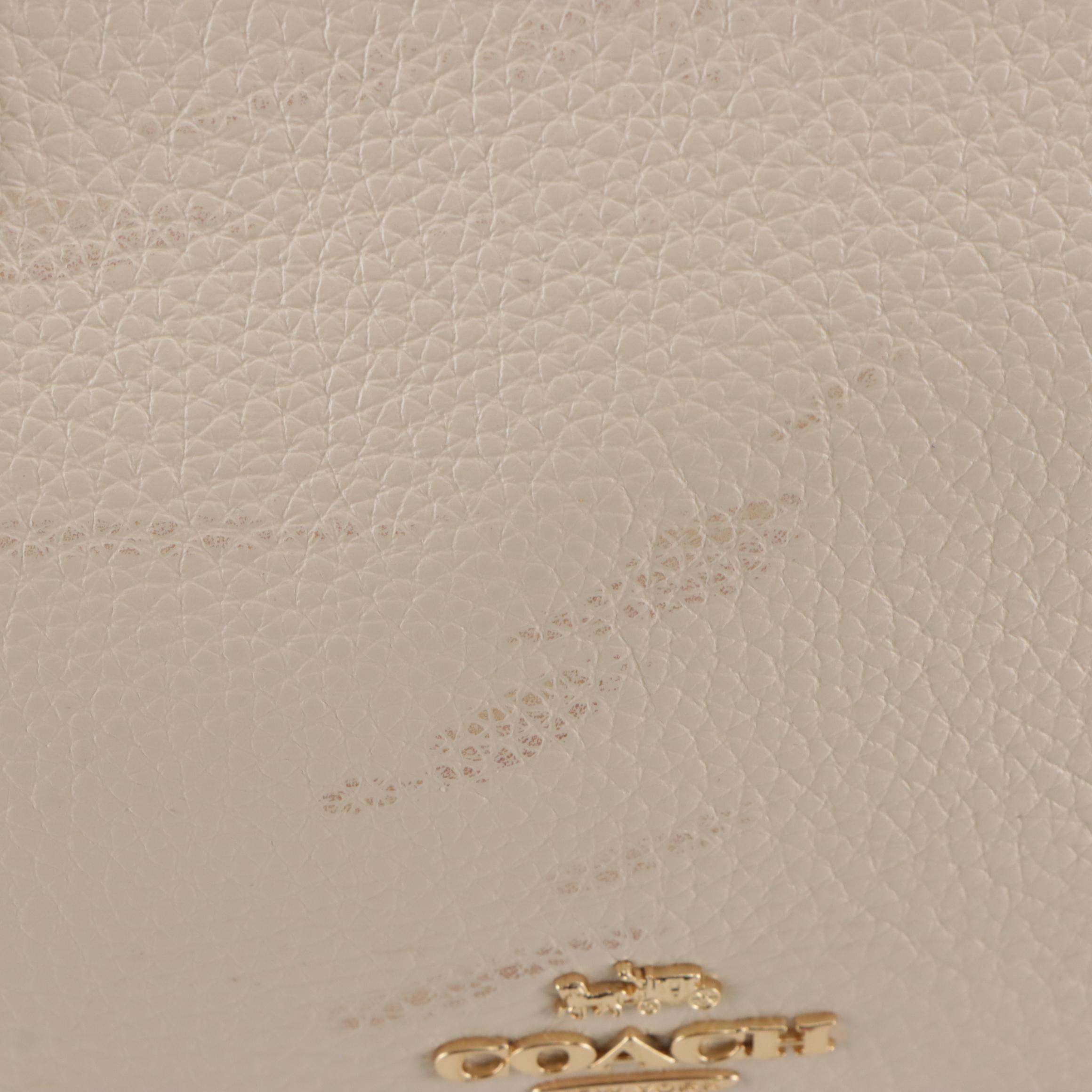 Coach Black Leather 'Phoebe' Satchel Bag and Color-Blocked Leather 'Kristy' Bag