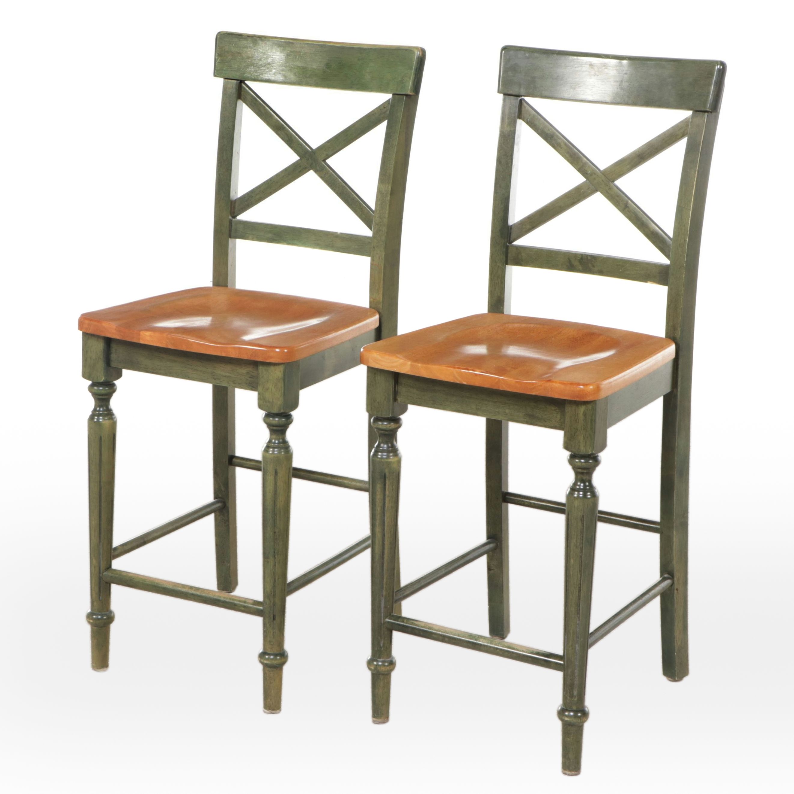 Pair of Pier 1 Contemporary Barstools