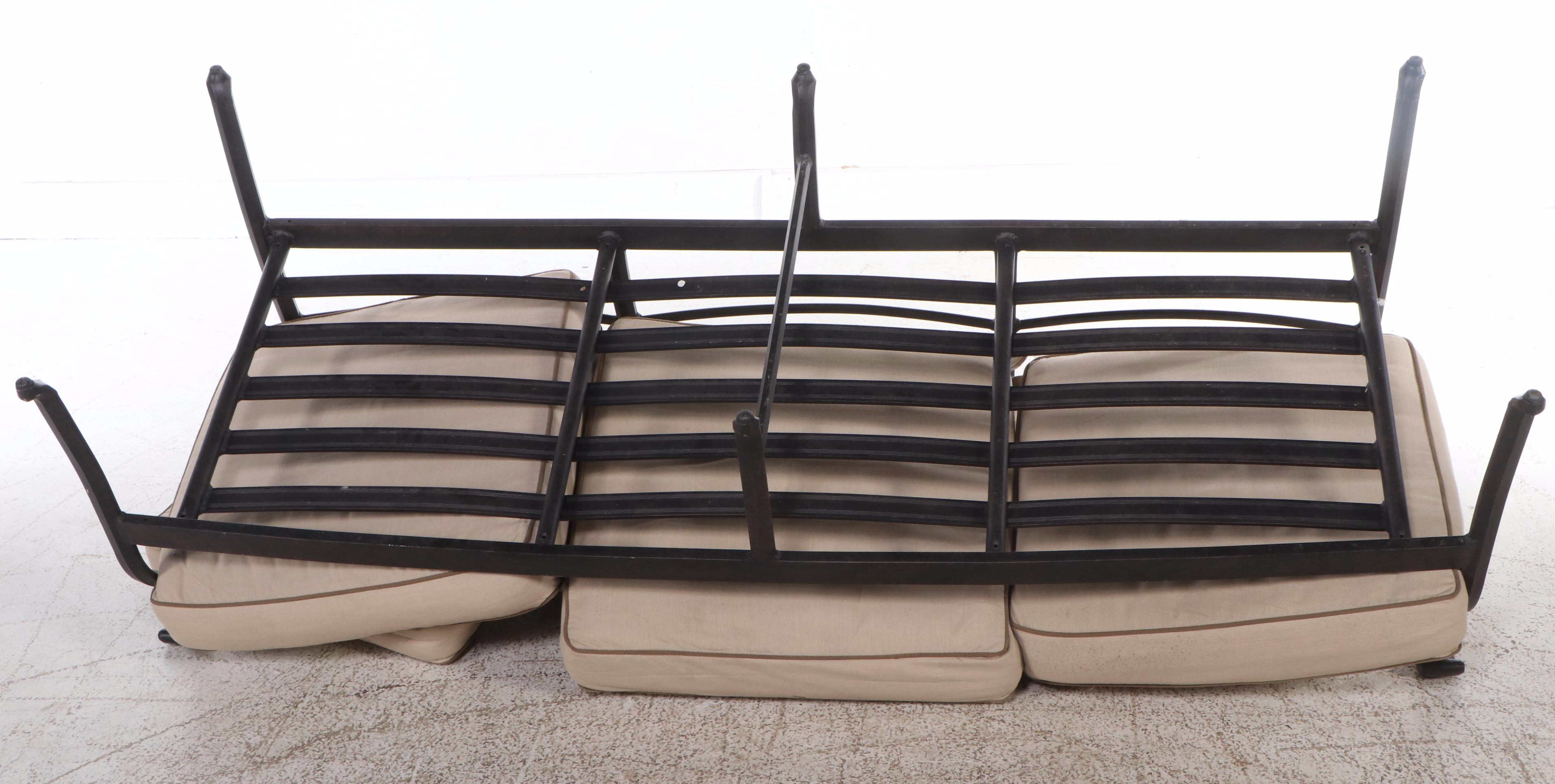 Cast Aluminum Patio Sofa