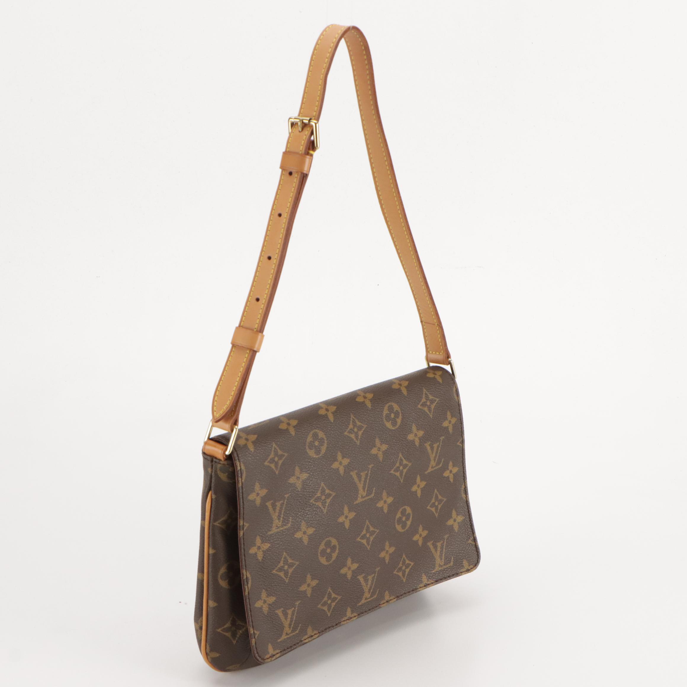 Louis Vuitton Musette Tango PM Shoulder Bag in Monogram Canvas and Leather