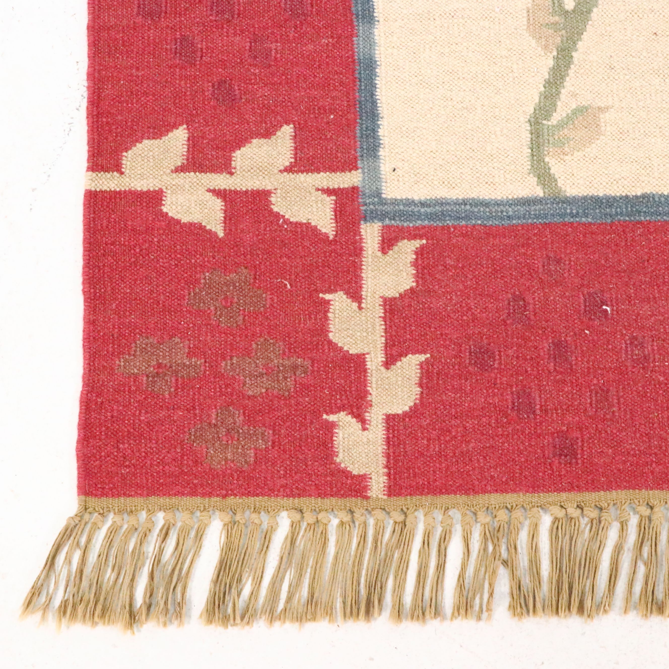 5' x 8'11 Handwoven Bessarabian Kilim Area Rug