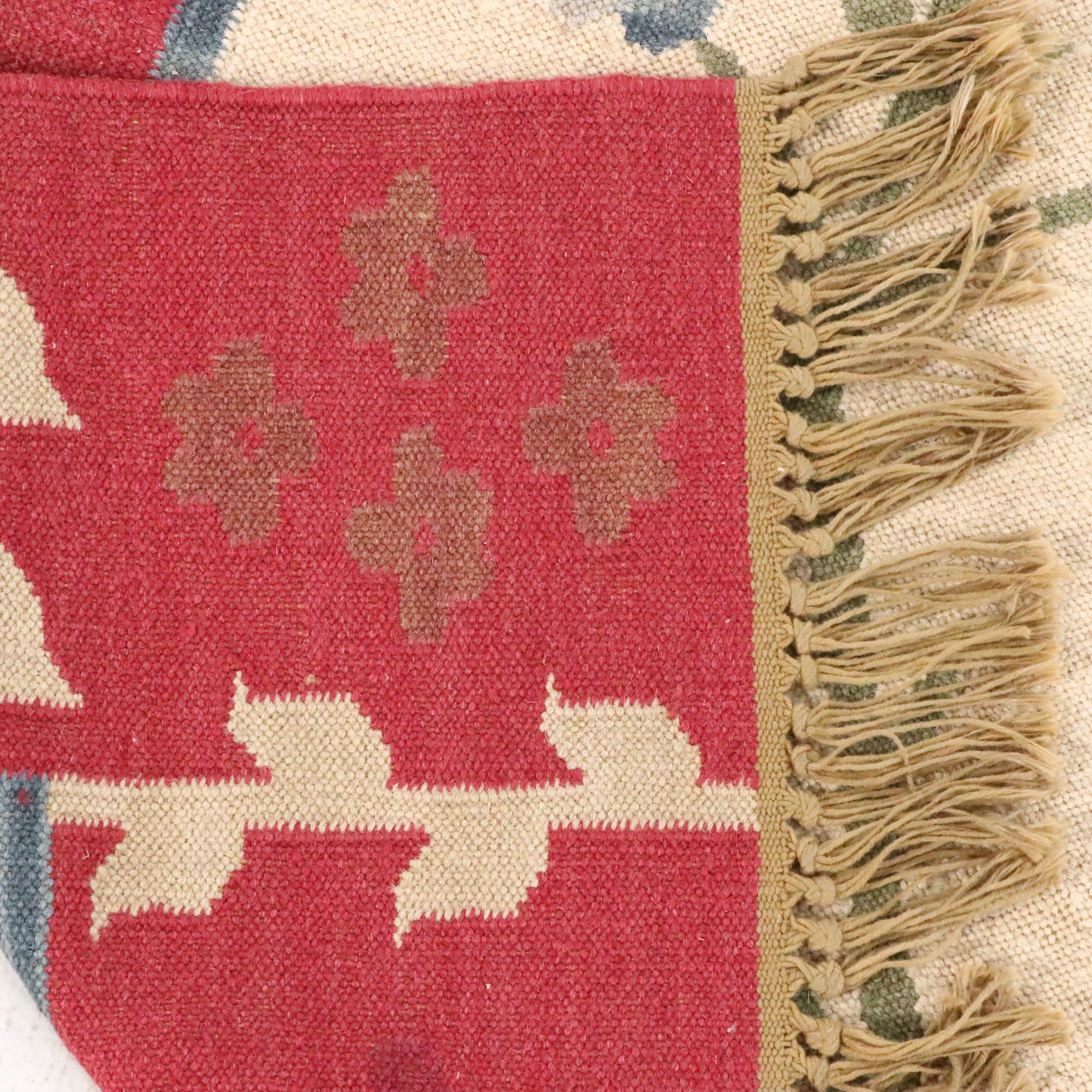 5' x 8'11 Handwoven Bessarabian Kilim Area Rug