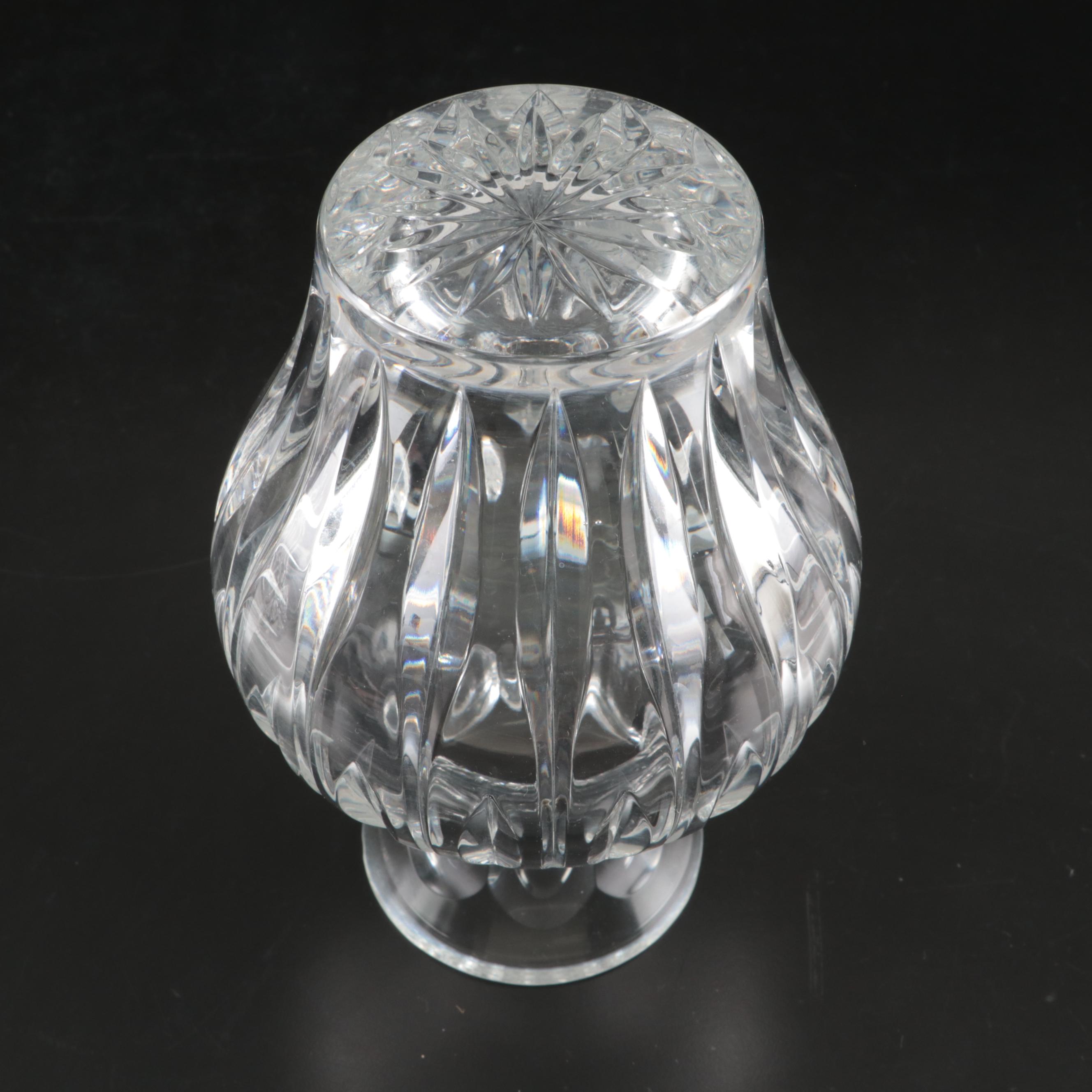 Waterford Marquis "Calais" and Other Crystal Vases with Crystal Rose Bowl