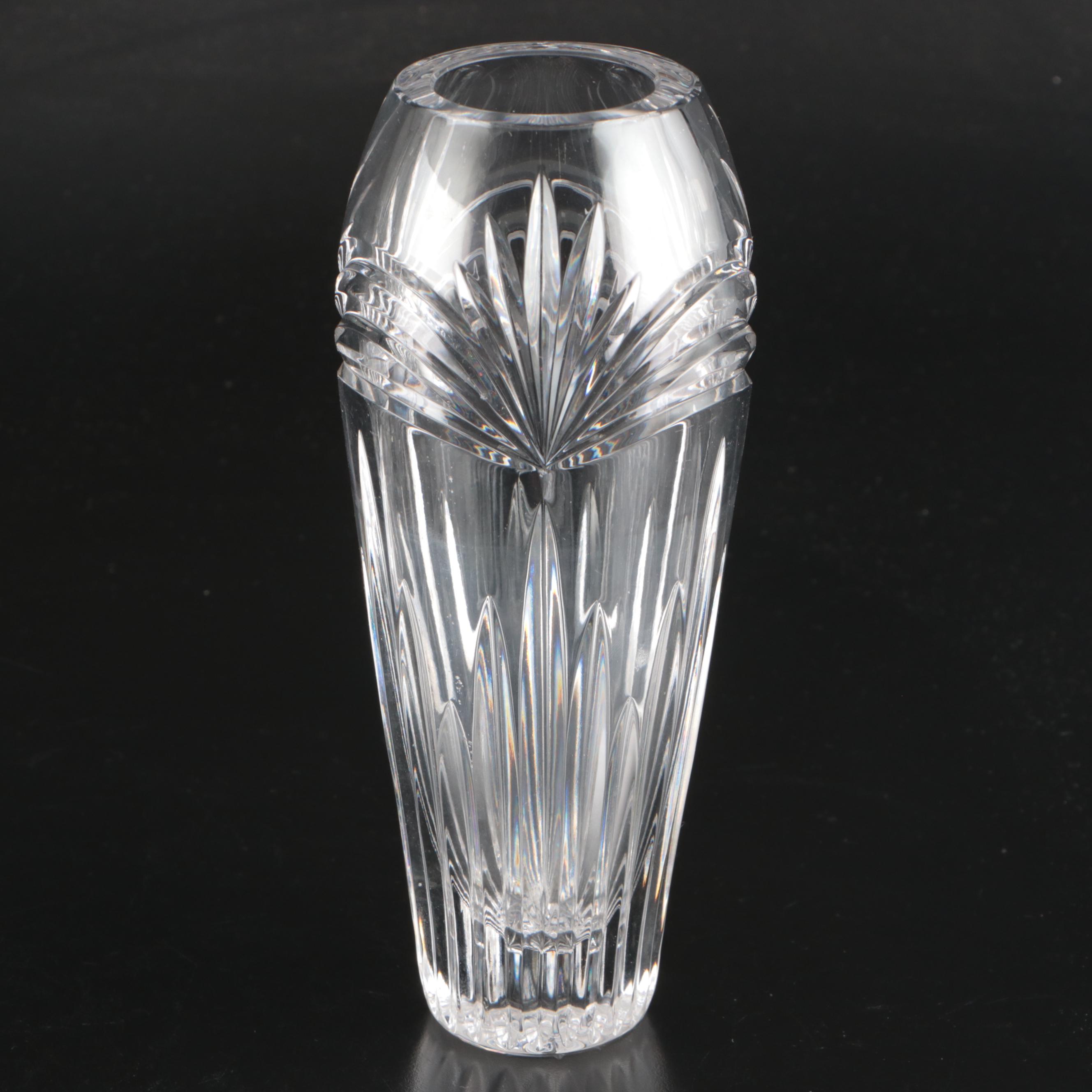Waterford Marquis "Calais" and Other Crystal Vases with Crystal Rose Bowl