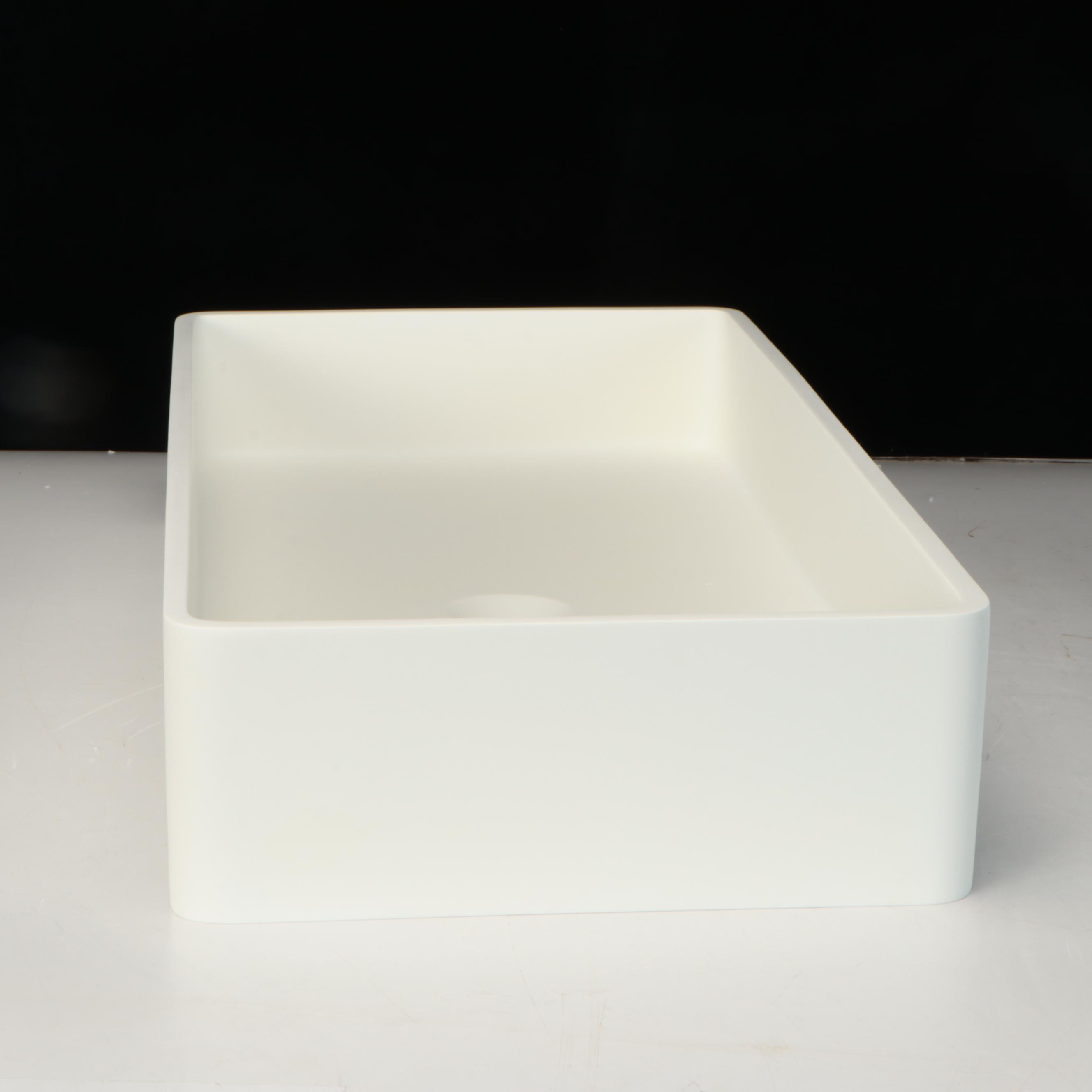 Contemporary Matte Finish Bathroom Sink