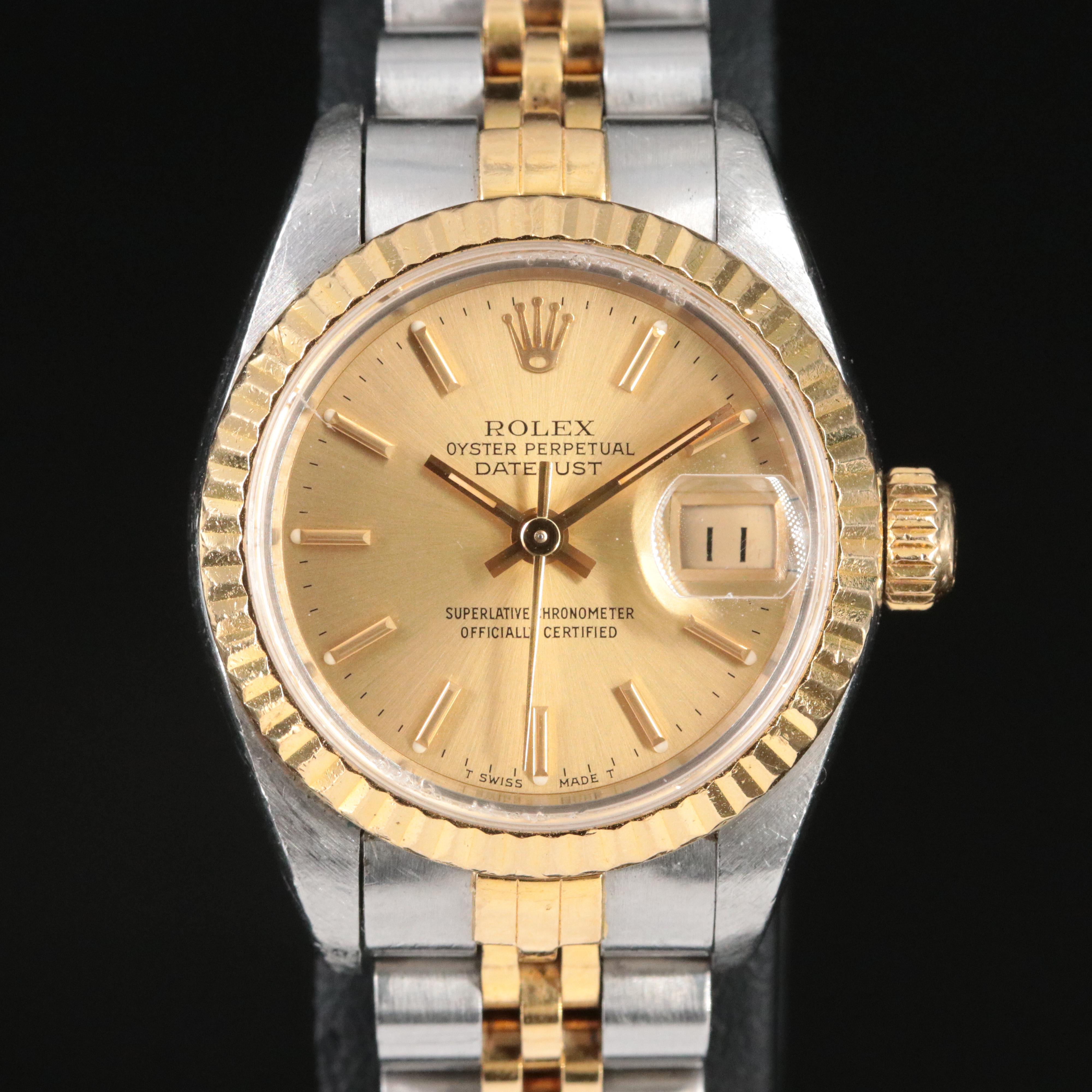 Rolex Datejust 69173 18K & Steel Watch c.1991