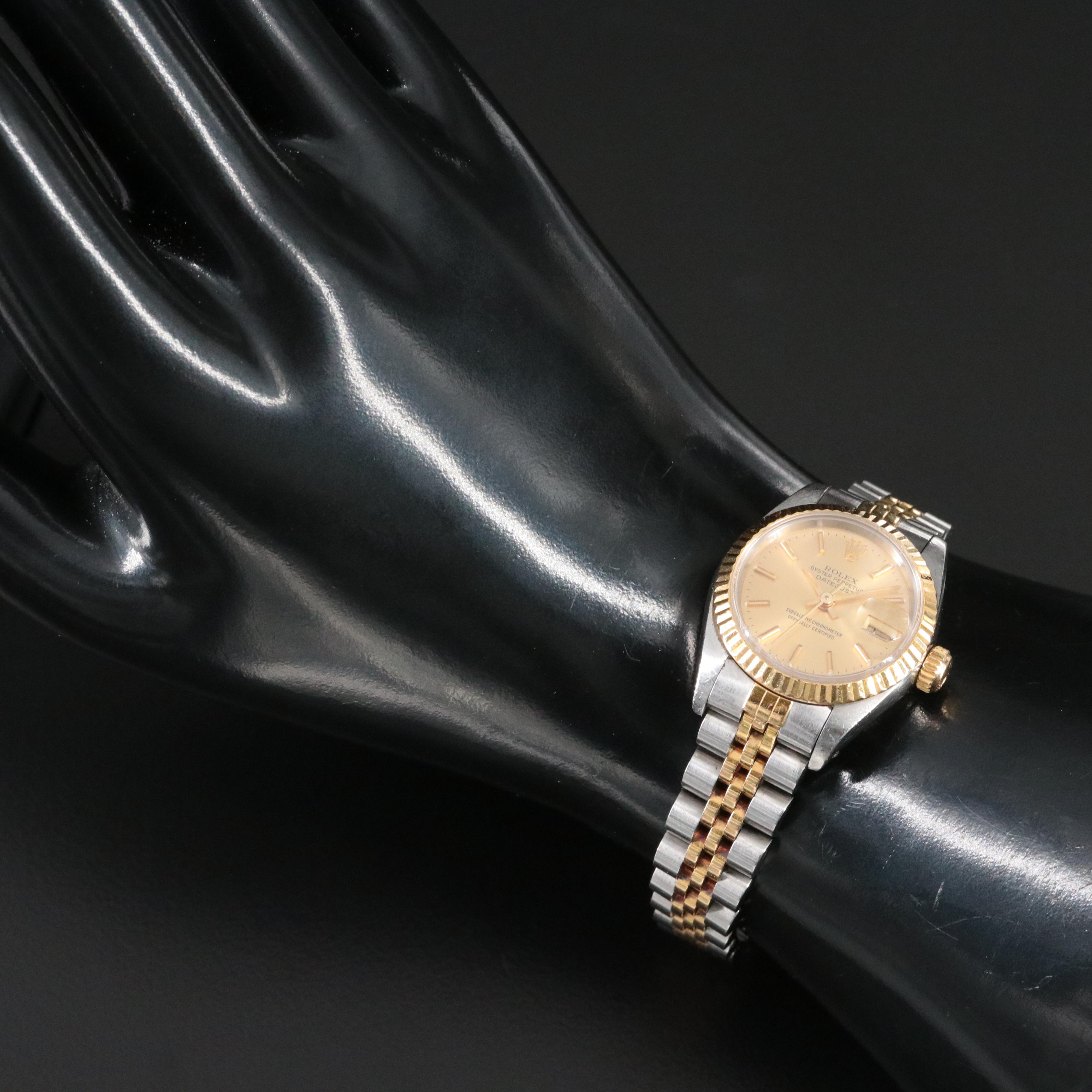 Rolex Datejust 69173 18K & Steel Watch c.1991