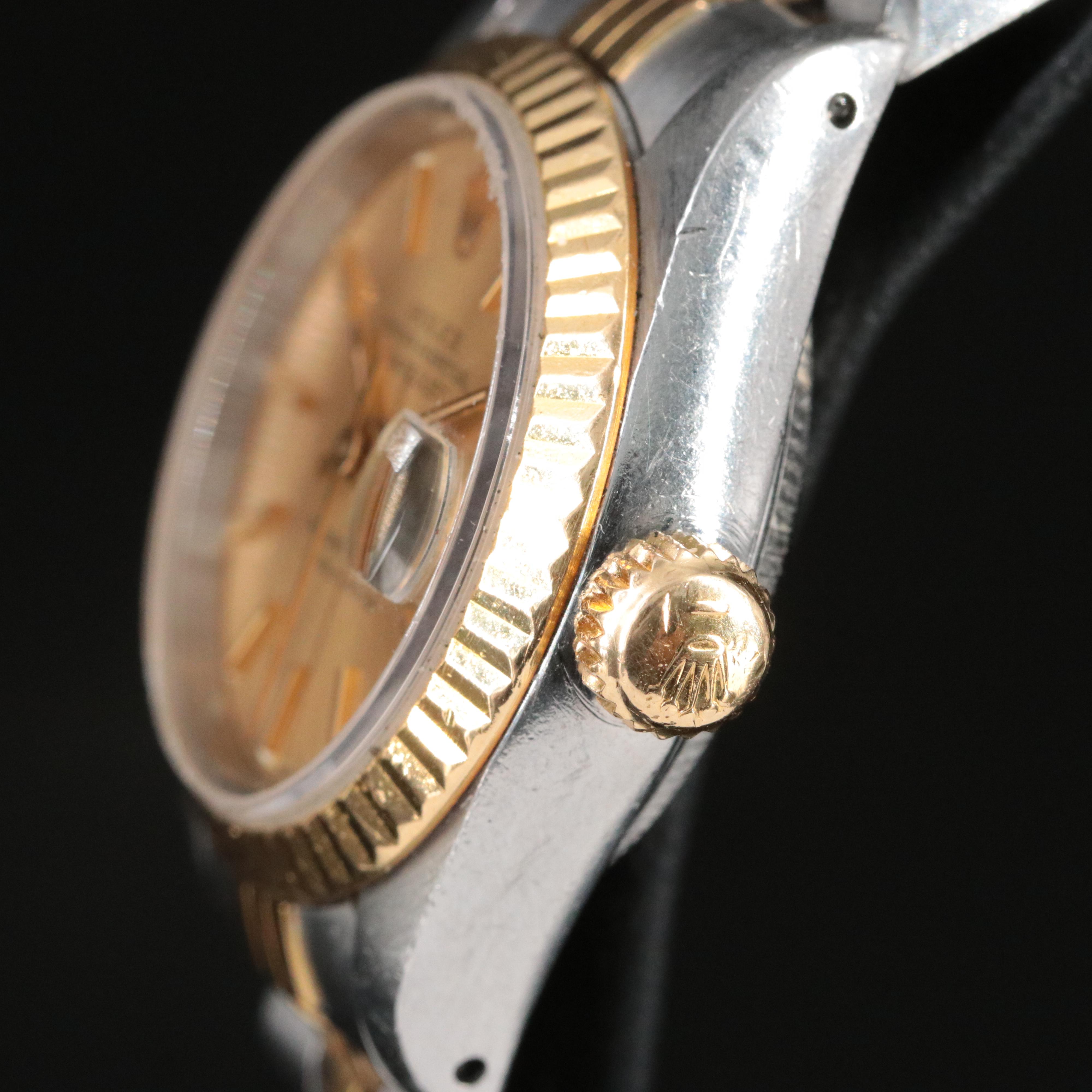 Rolex Datejust 69173 18K & Steel Watch c.1991