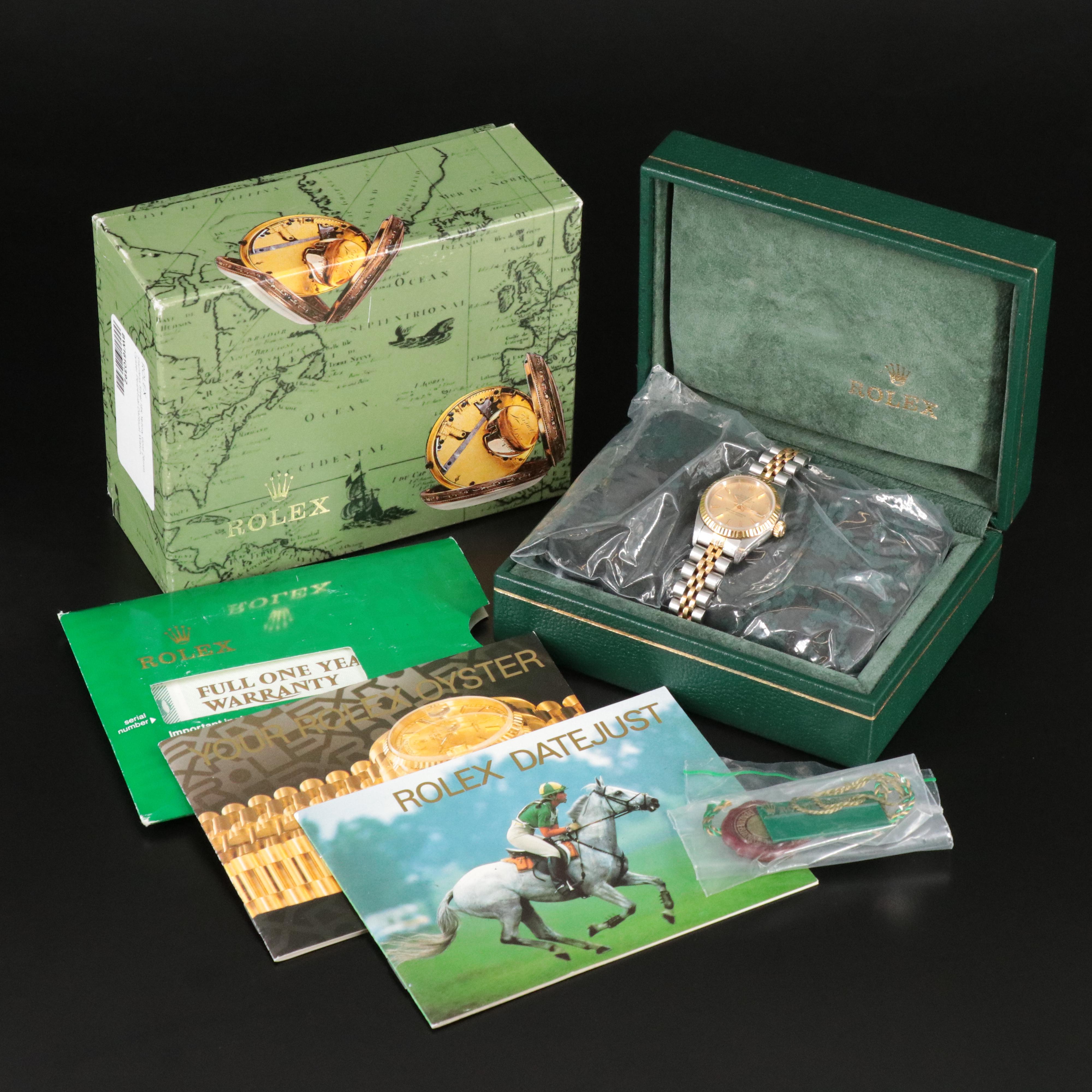 Rolex Datejust 69173 18K & Steel Watch c.1991