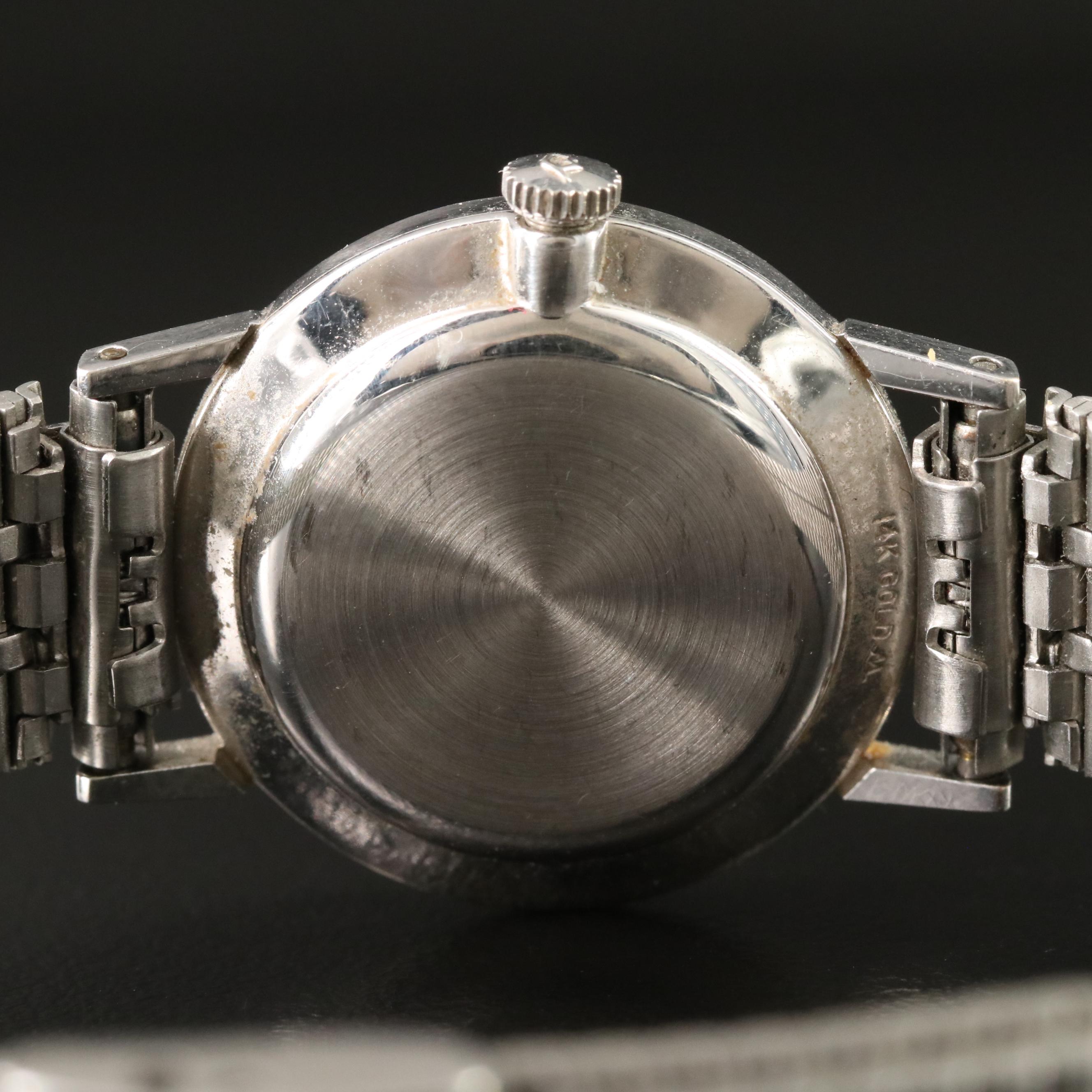 Movado Museum 14K Gold & Diamond Watch