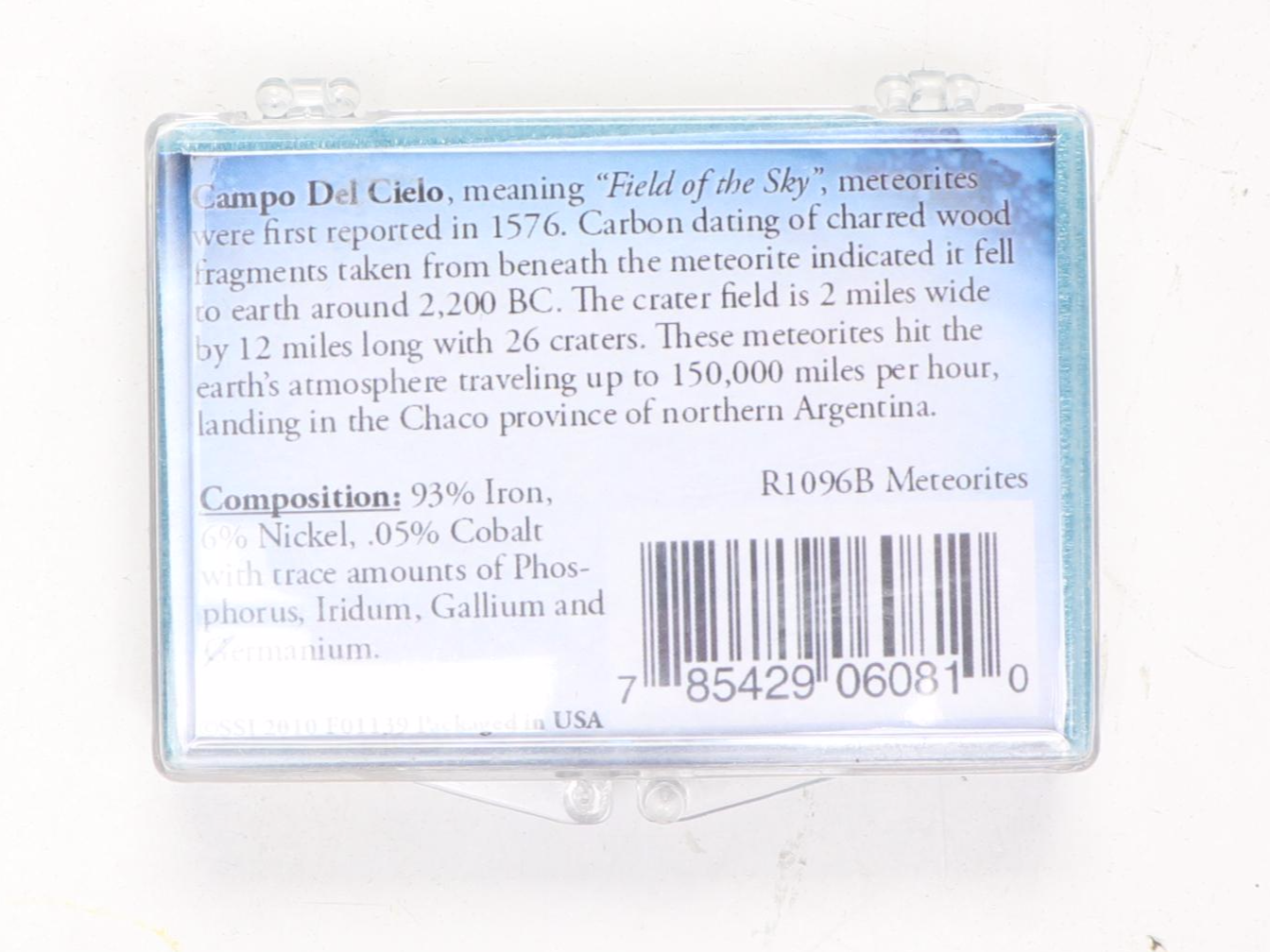 Campo Del Cielo and Moroccan Meteorite Fragments